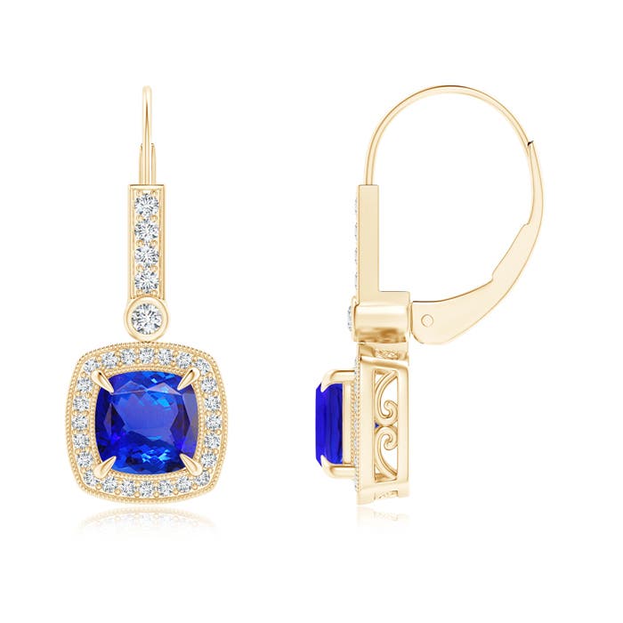 AAA - Tanzanite / 2.49 CT / 14 KT Yellow Gold