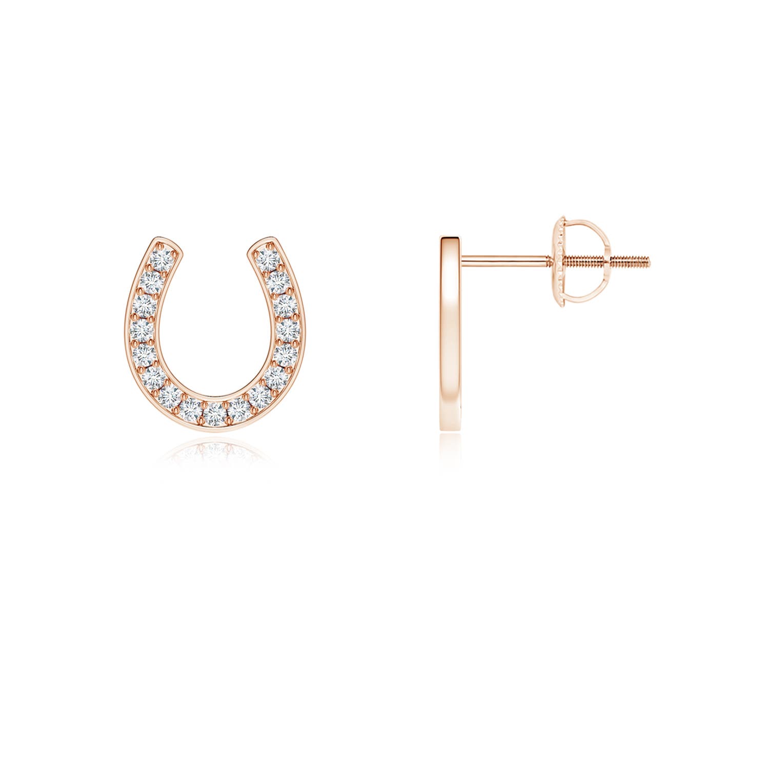 G, VS2 / 0.17 CT / 14 KT Rose Gold