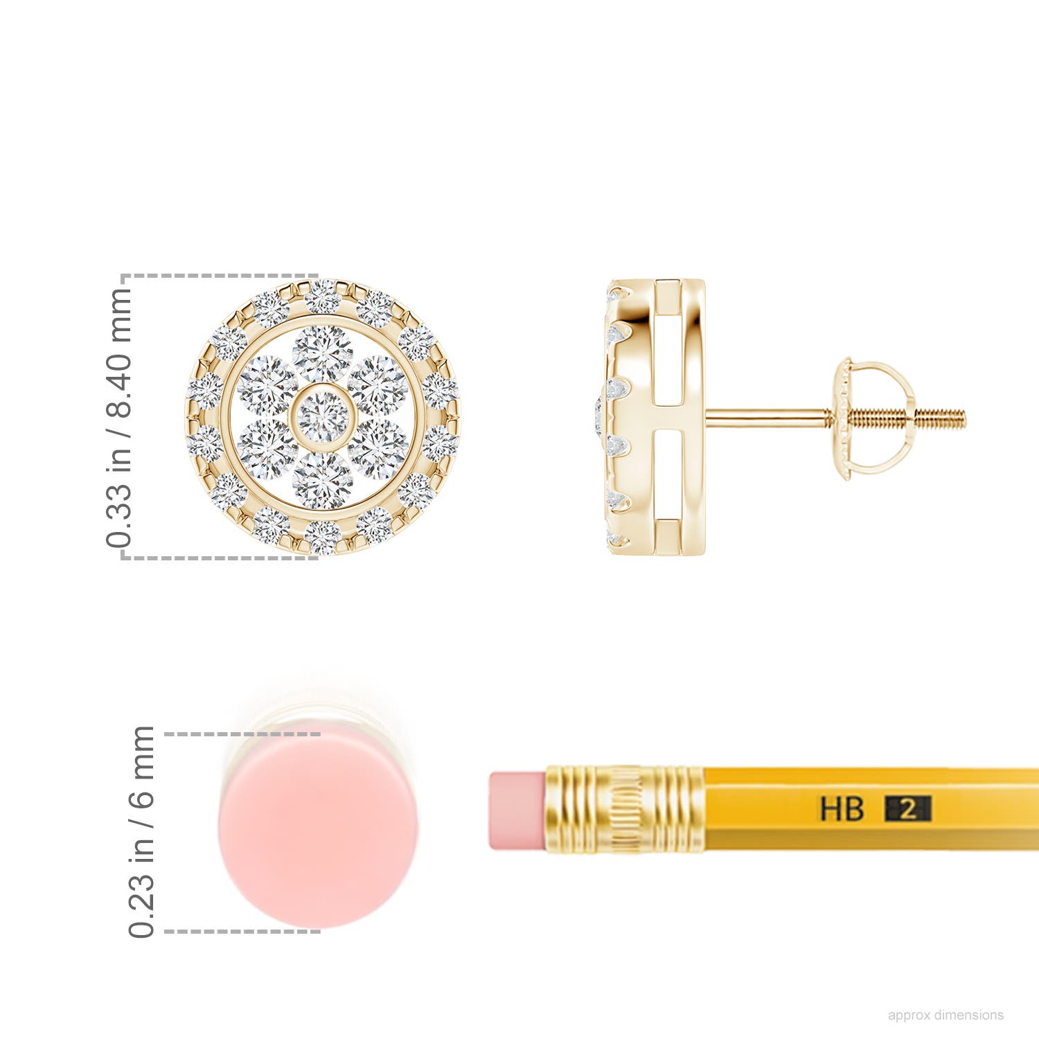 H, SI2 / 0.5 CT / 14 KT Yellow Gold