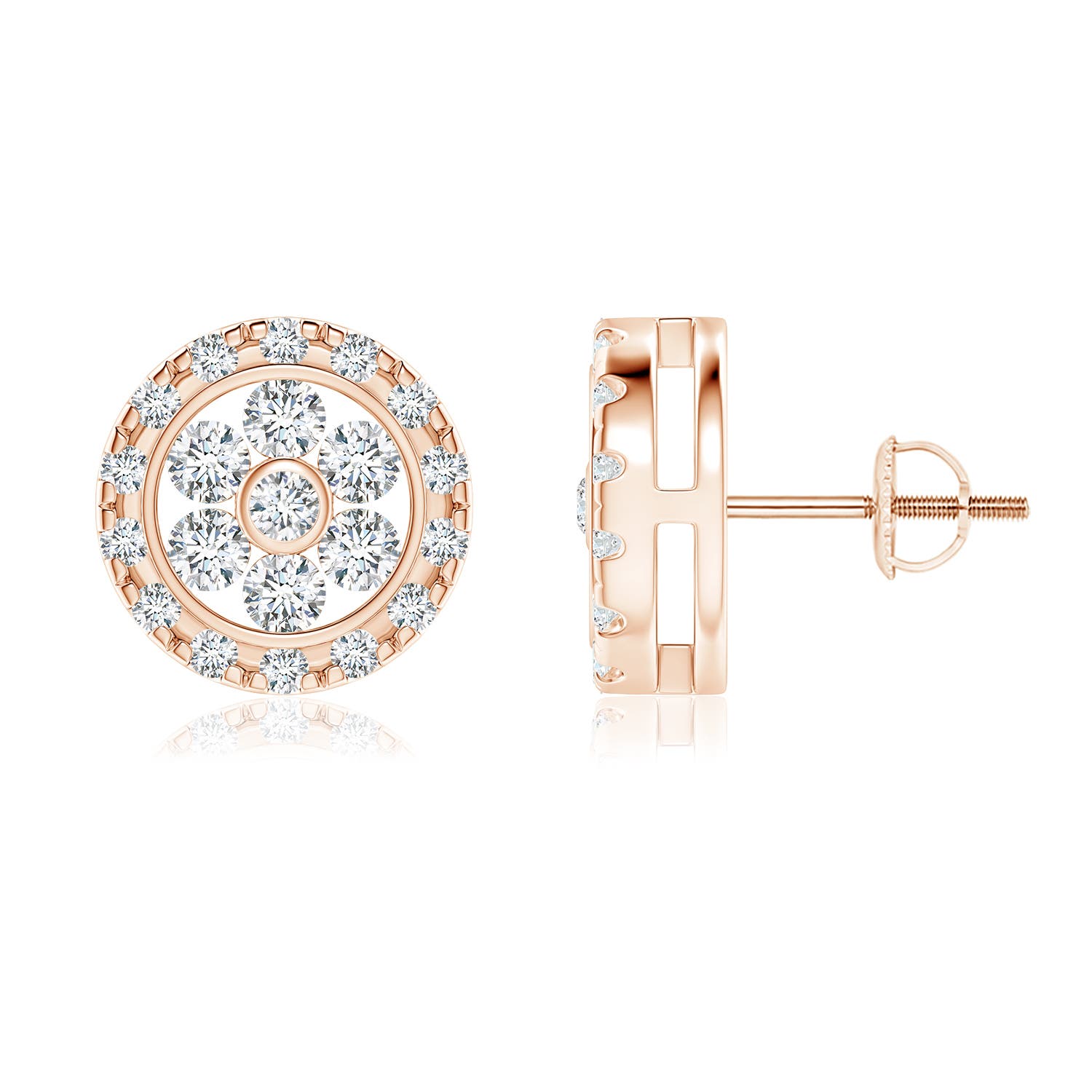 G, VS2 / 0.75 CT / 14 KT Rose Gold