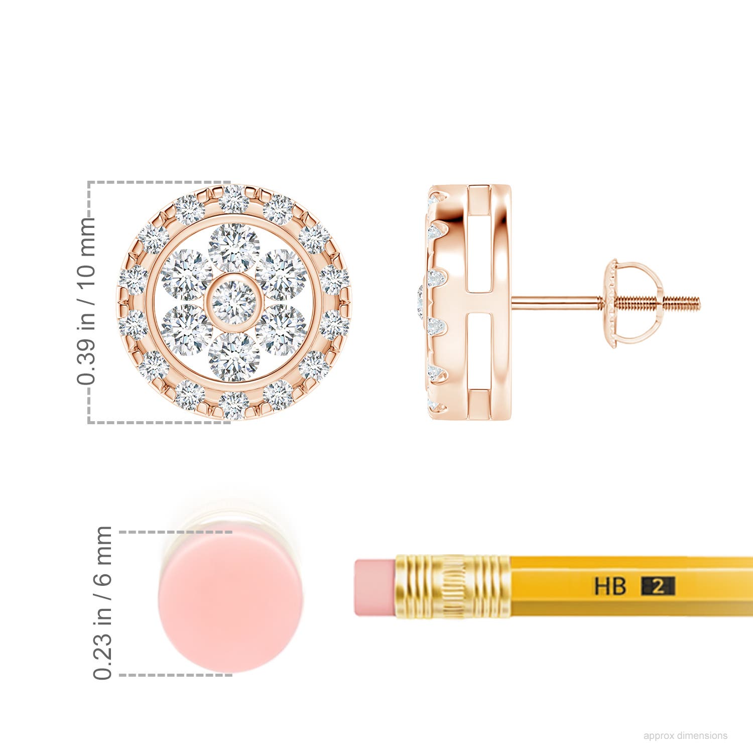 G, VS2 / 0.75 CT / 14 KT Rose Gold