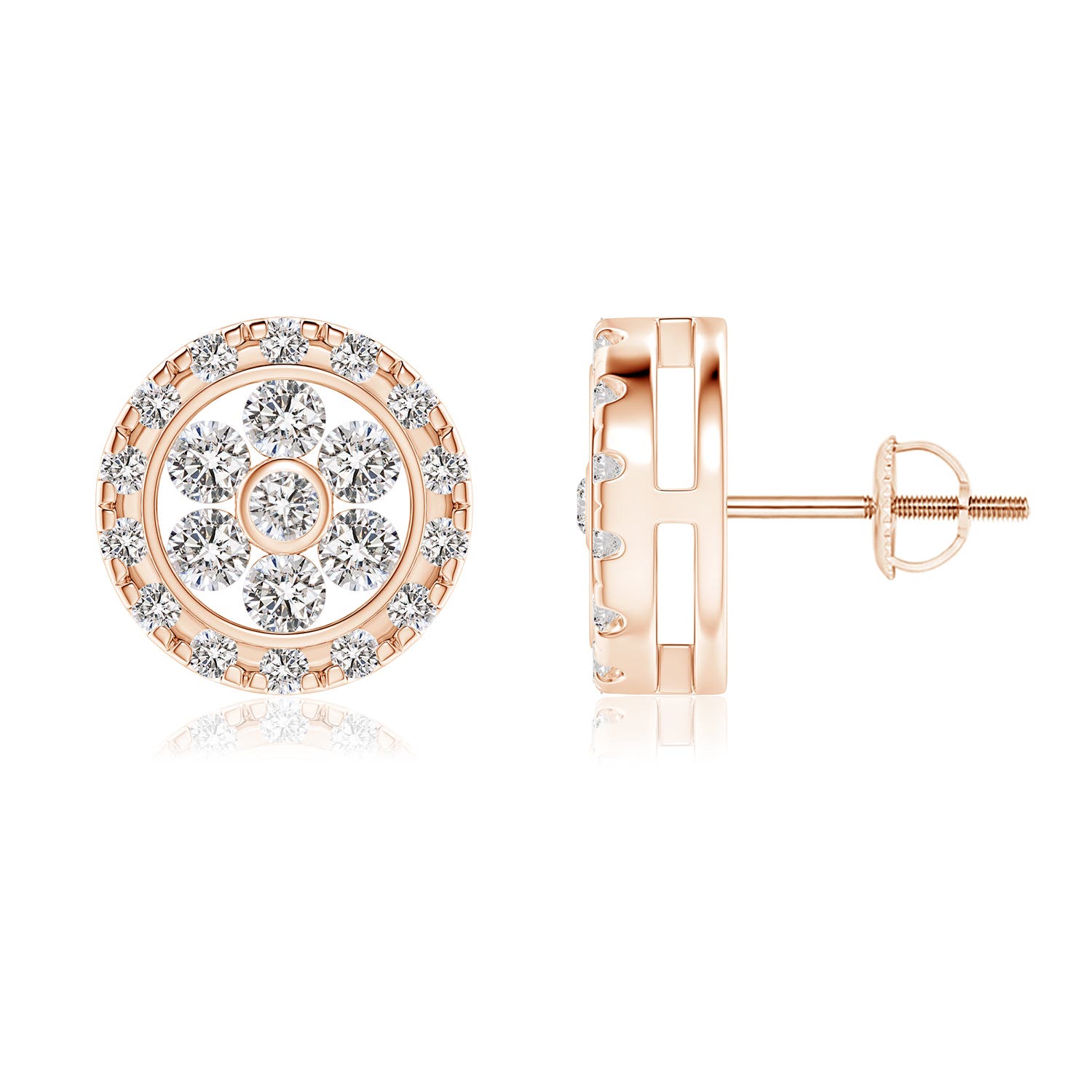 I-J, I1-I2 / 0.75 CT / 14 KT Rose Gold