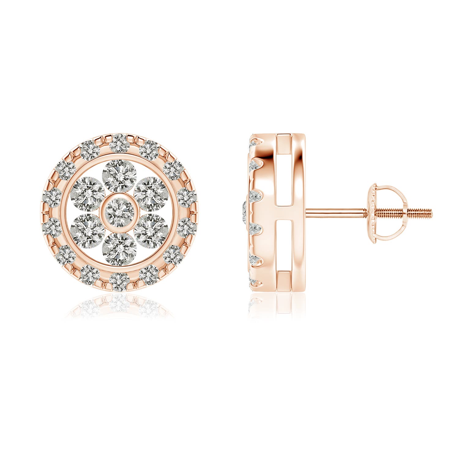 K, I3 / 0.75 CT / 14 KT Rose Gold