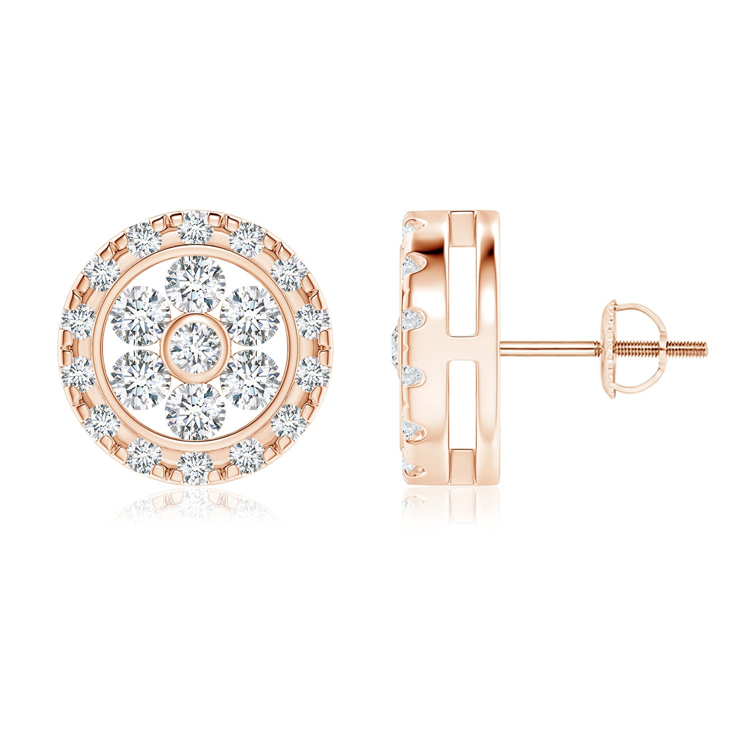 G, VS2 / 1.01 CT / 14 KT Rose Gold