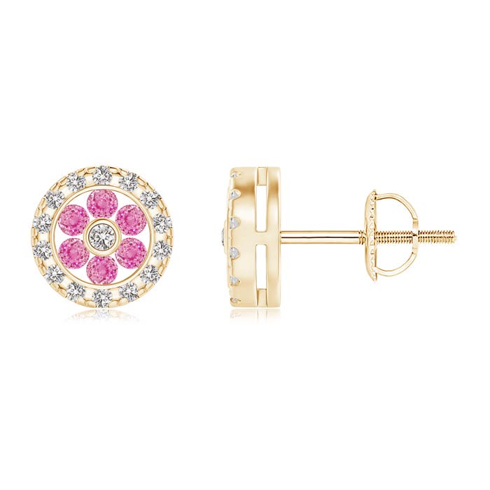 AA - Pink Sapphire / 0.31 CT / 14 KT Yellow Gold