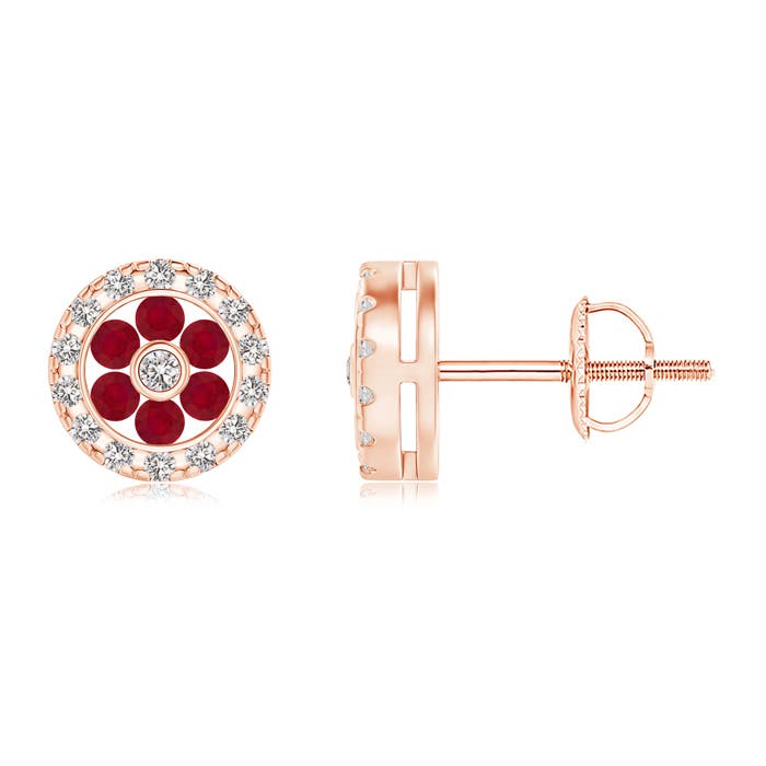 AA - Ruby / 0.46 CT / 14 KT Rose Gold