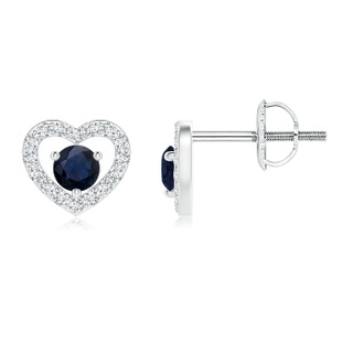 Round A Blue Sapphire