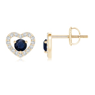 Round A Blue Sapphire
