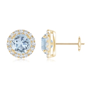 Round A Aquamarine