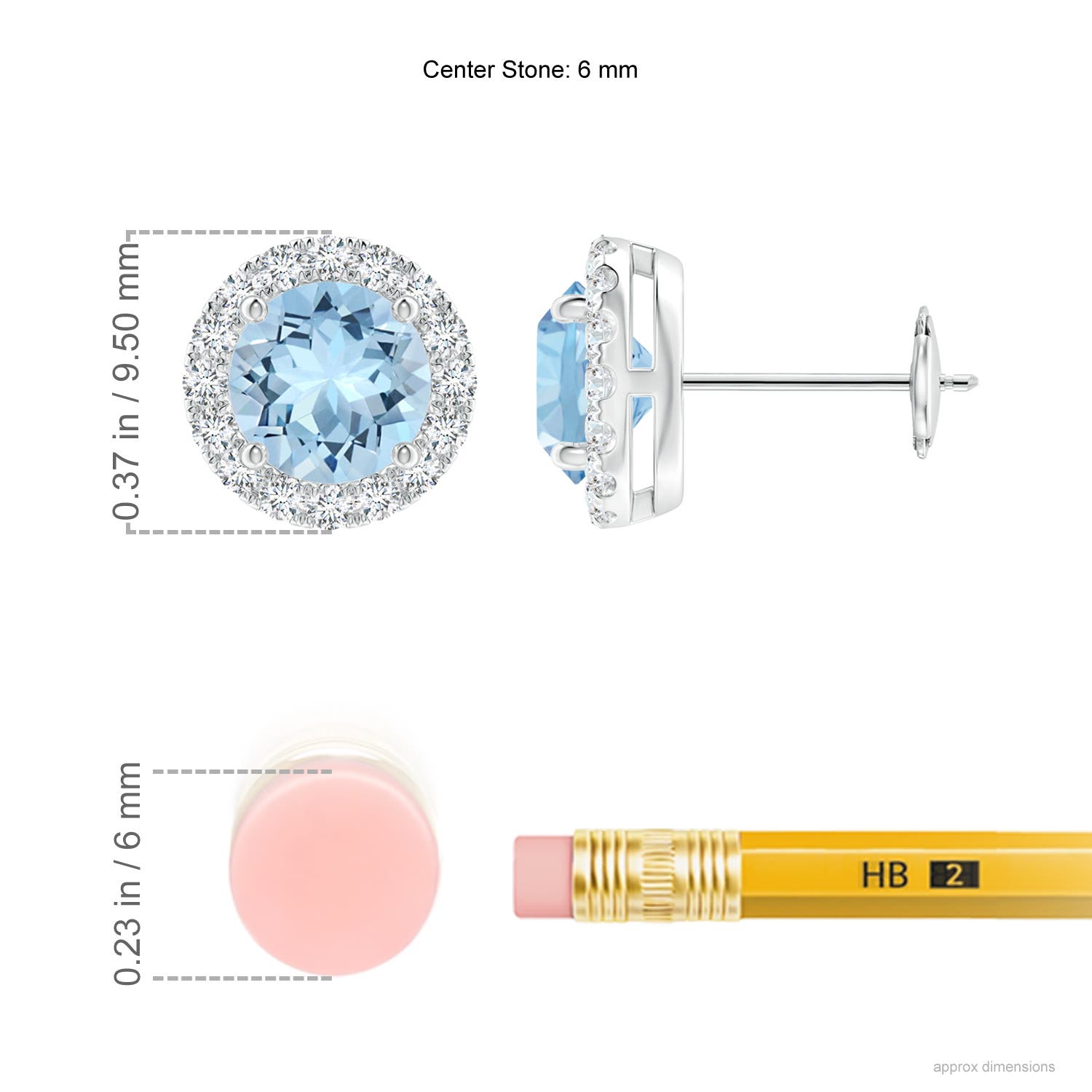 AAA - Aquamarine / 1.82 CT / 14 KT White Gold