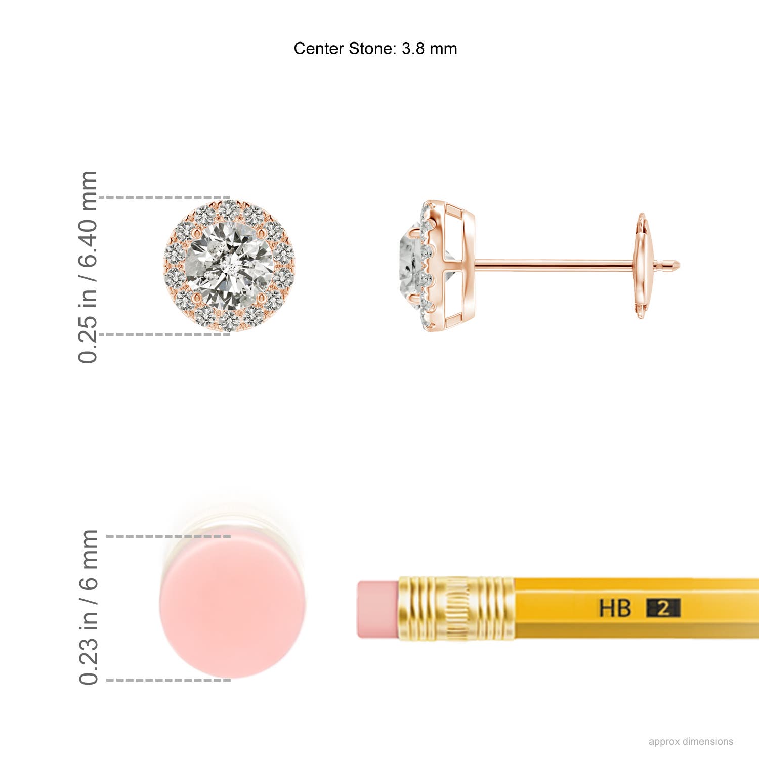 K, I3 / 0.51 CT / 14 KT Rose Gold