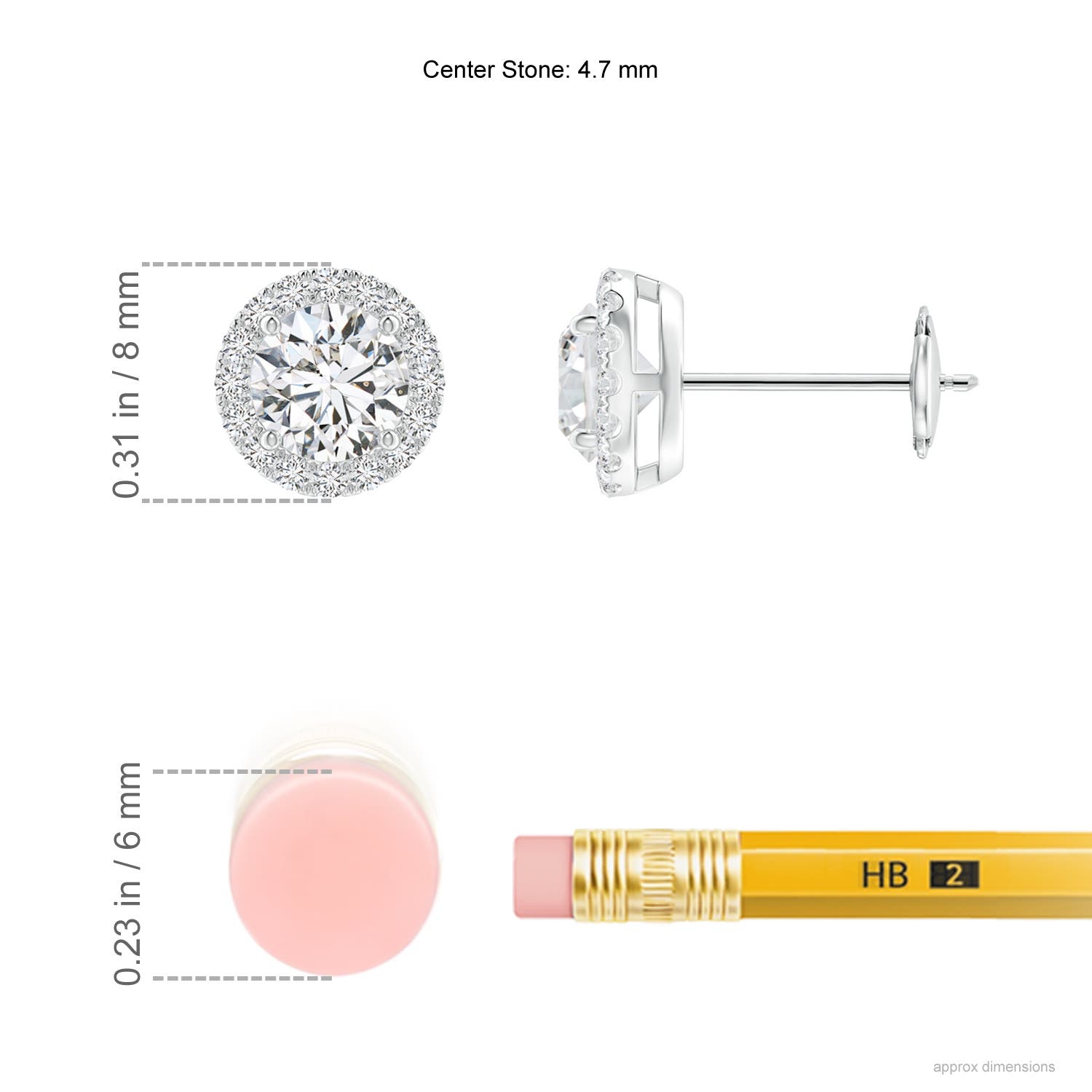 H, SI2 / 1 CT / 14 KT White Gold