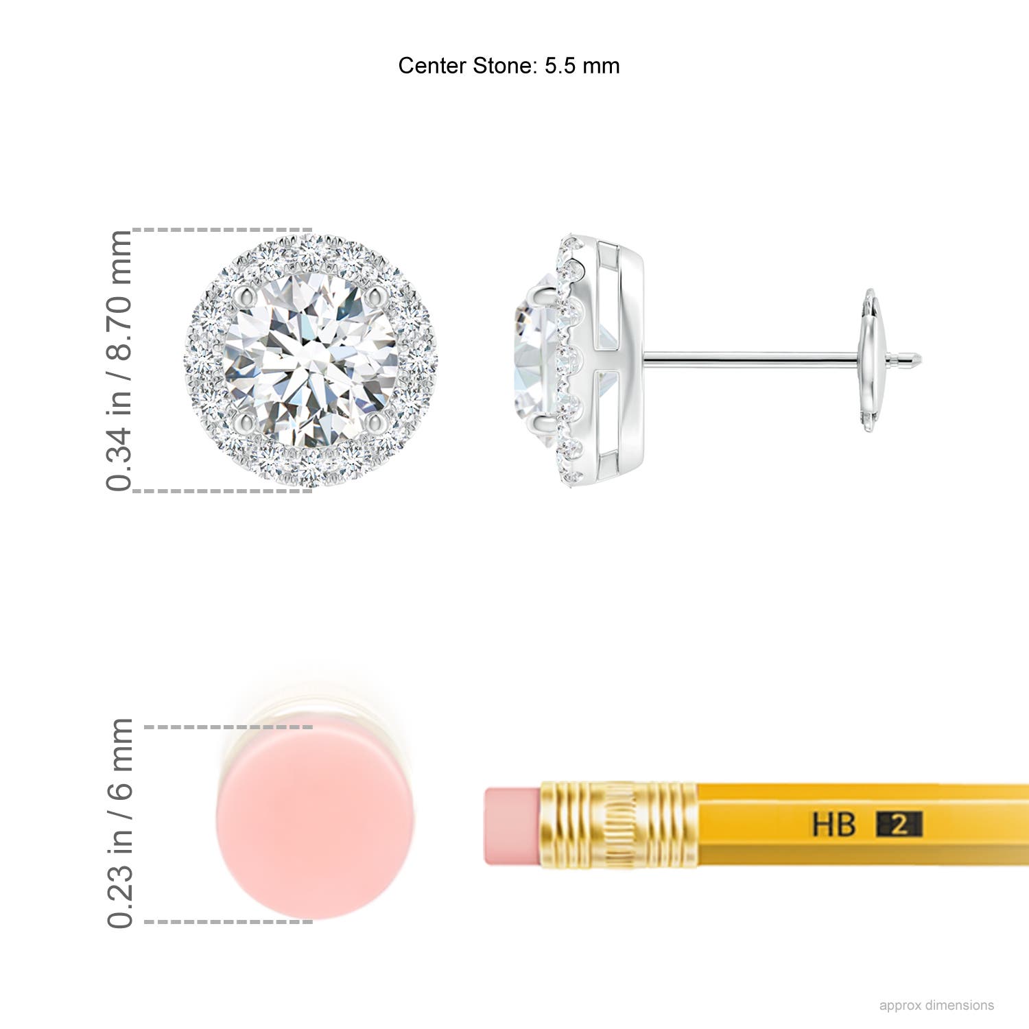 F-G, VS / 1.52 CT / 14 KT White Gold