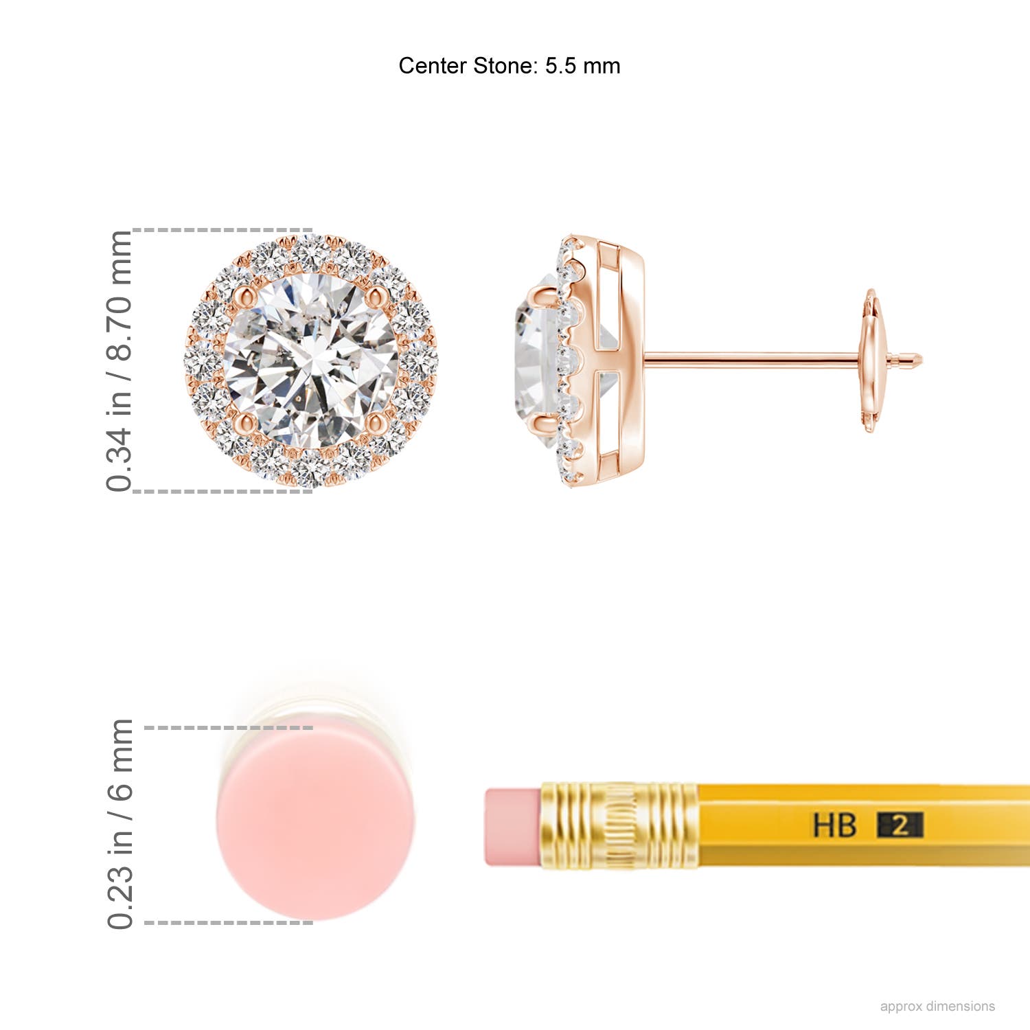 I-J, I1-I2 / 1.52 CT / 14 KT Rose Gold