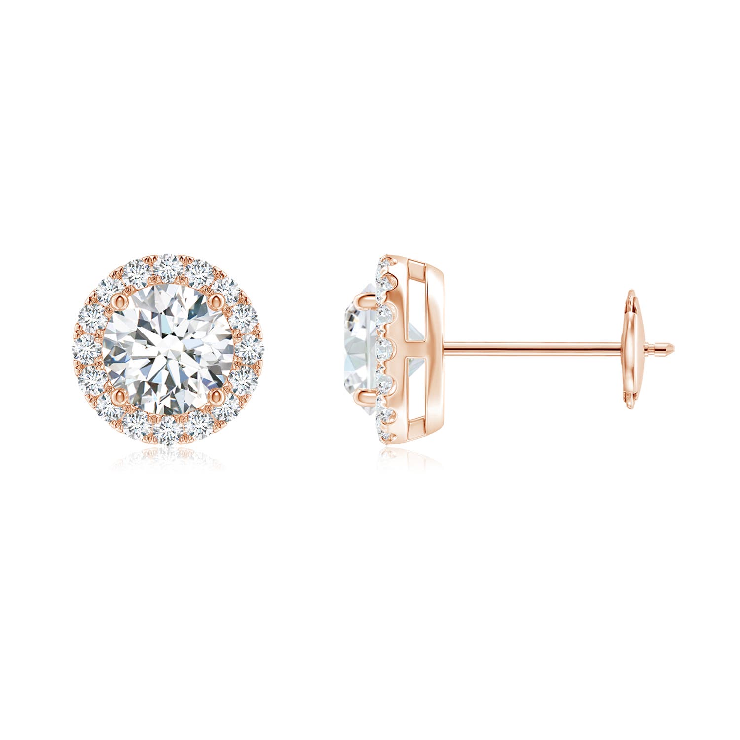 F-G, VS / 1.2 CT / 14 KT Rose Gold