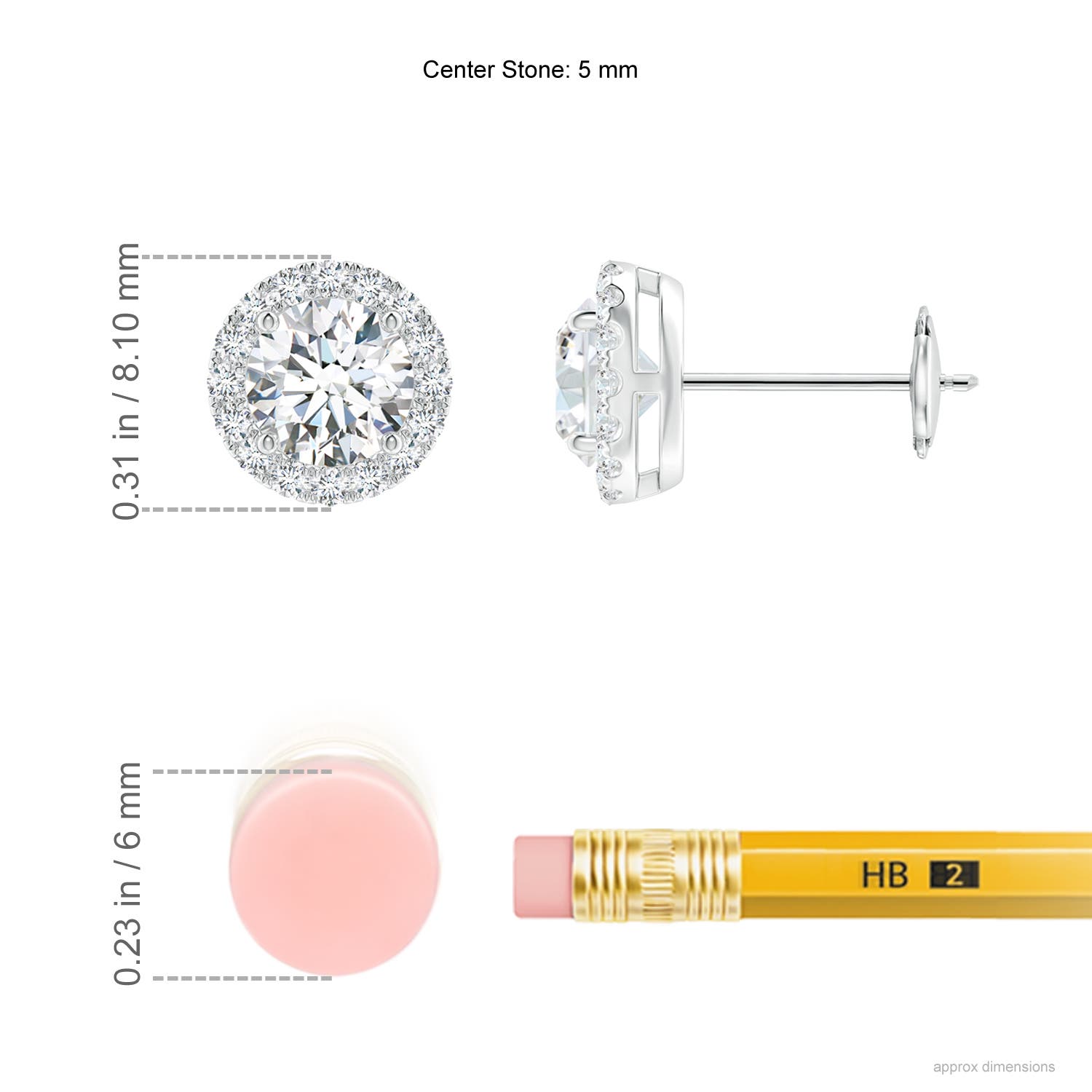 F-G, VS / 1.2 CT / 14 KT White Gold