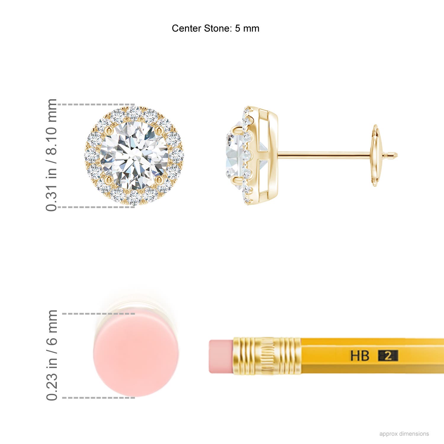 F-G, VS / 1.2 CT / 14 KT Yellow Gold