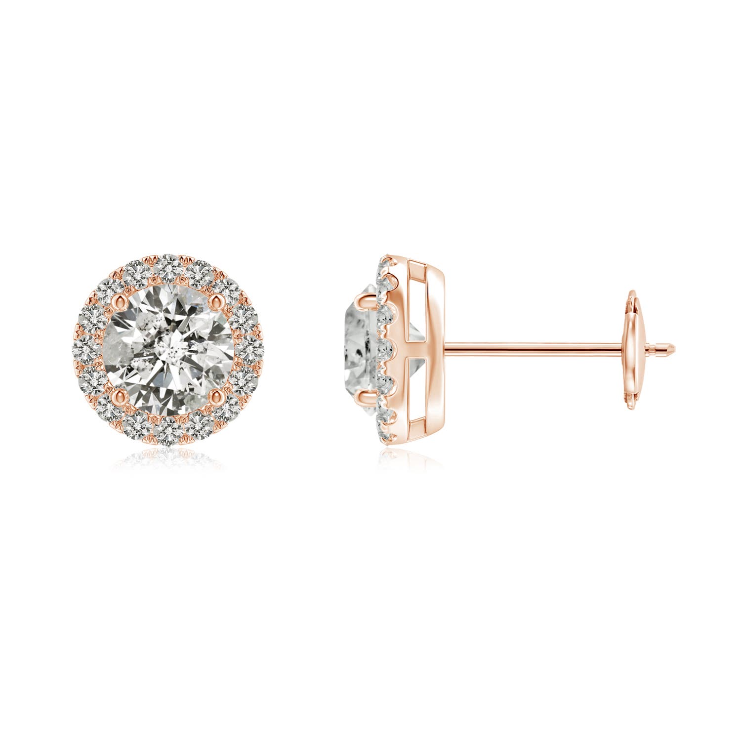 K, I3 / 1.2 CT / 14 KT Rose Gold