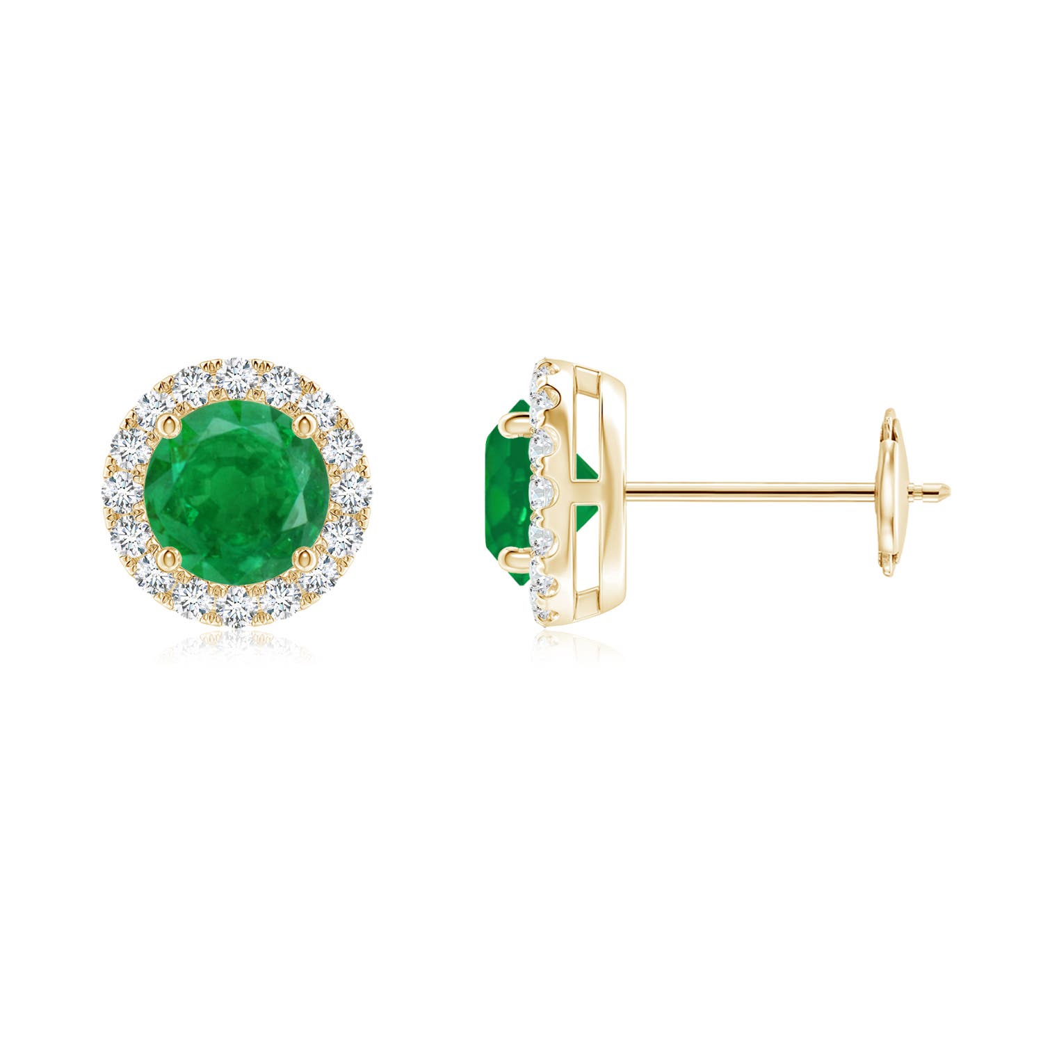 AA - Emerald / 1.16 CT / 14 KT Yellow Gold