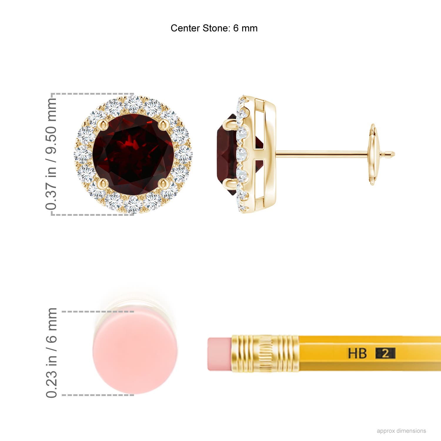 A - Garnet / 2.38 CT / 14 KT Yellow Gold