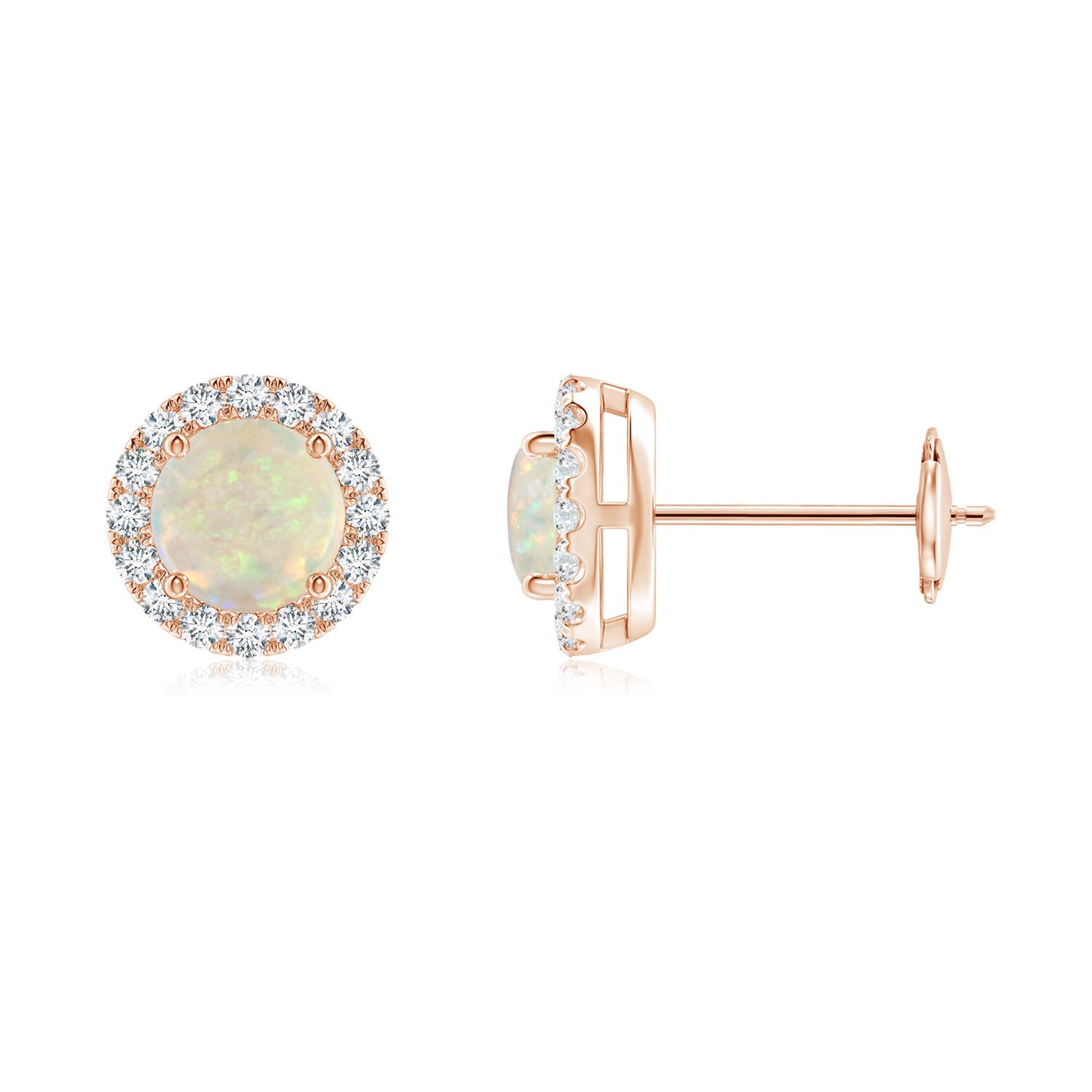 AAA - Opal / 0.92 CT / 14 KT Rose Gold