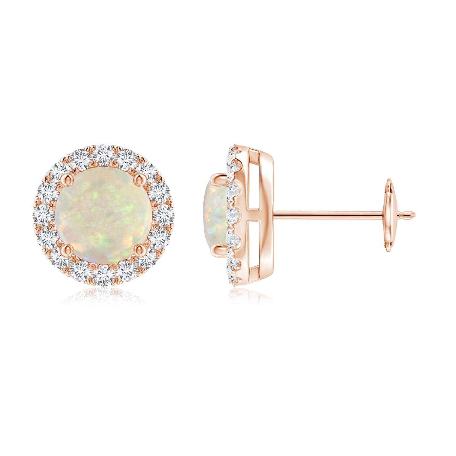 AAA - Opal / 1.38 CT / 14 KT Rose Gold