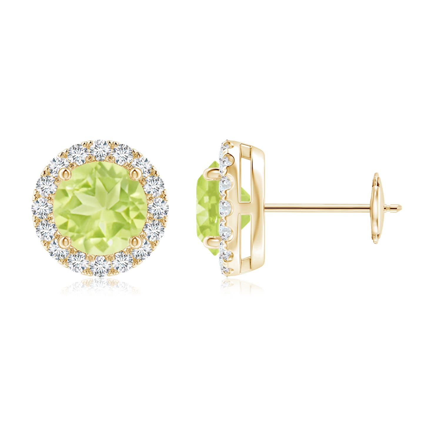 A - Peridot / 2.28 CT / 14 KT Yellow Gold