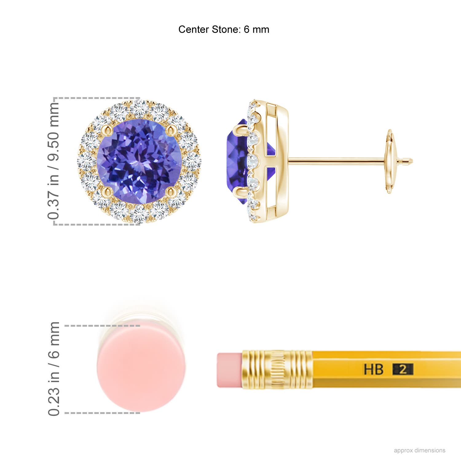 AA - Tanzanite / 2.18 CT / 14 KT Yellow Gold