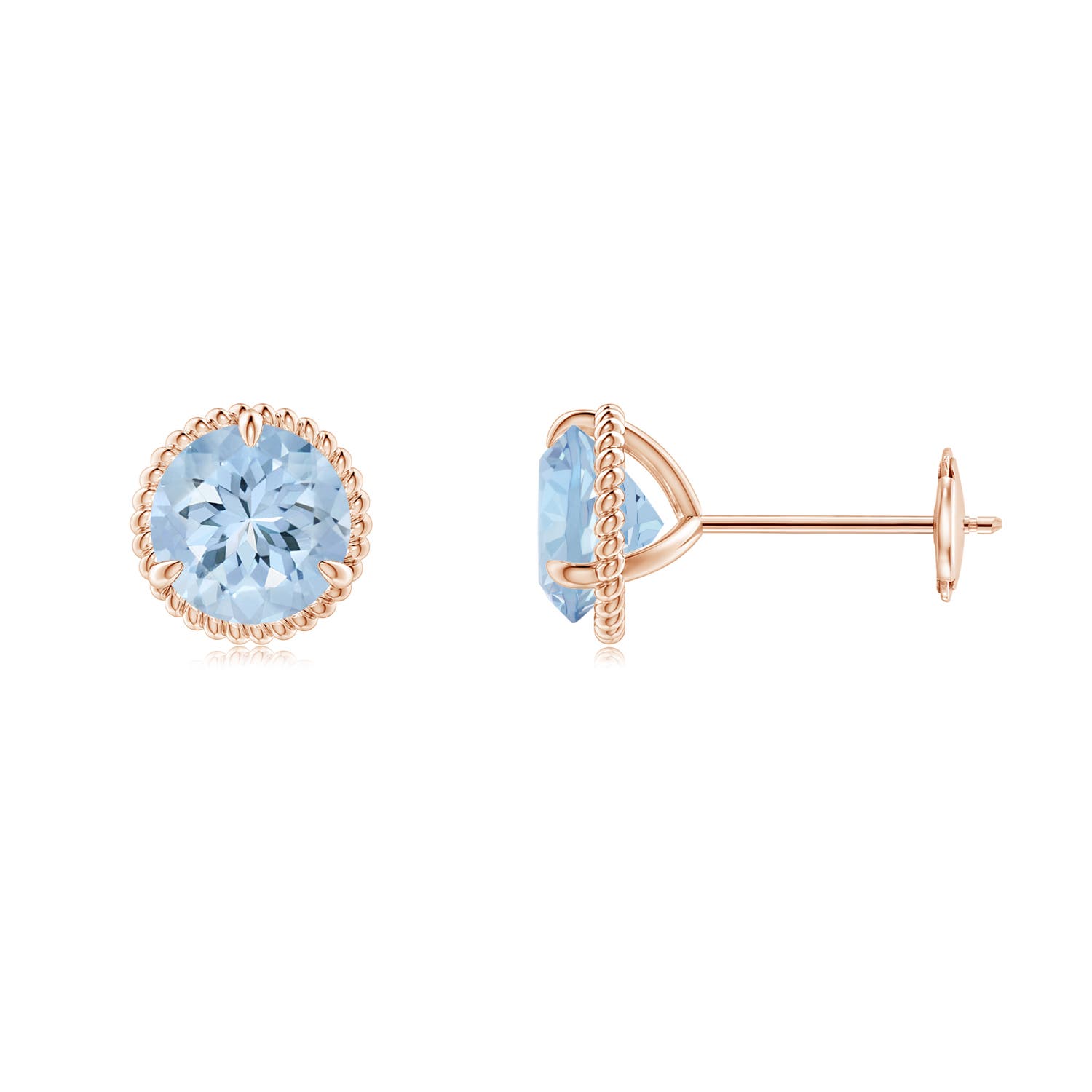 AA - Aquamarine / 1.44 CT / 14 KT Rose Gold