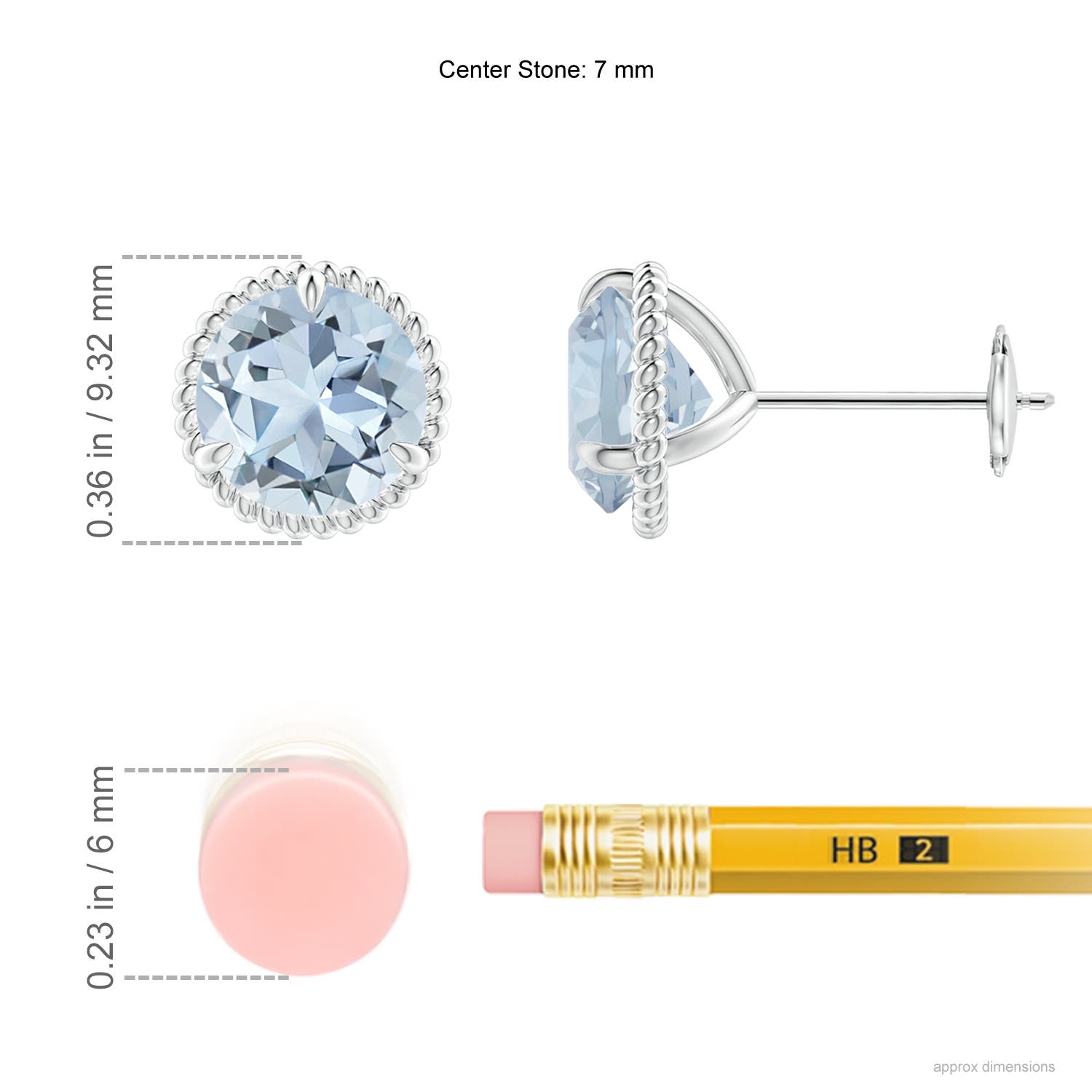 A - Aquamarine / 2.24 CT / 14 KT White Gold