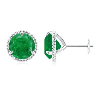 Round AA Emerald