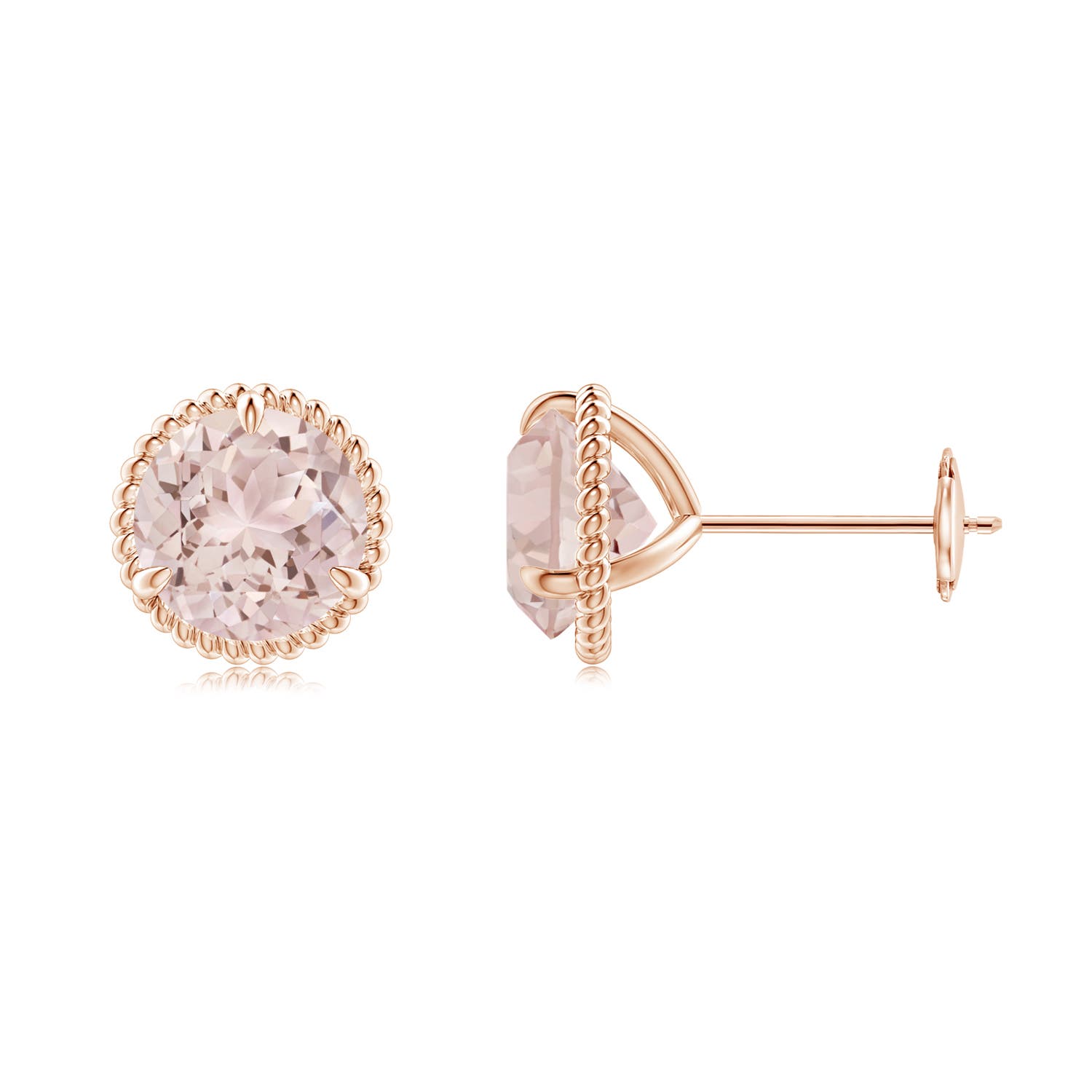 A - Morganite / 2.2 CT / 14 KT Rose Gold