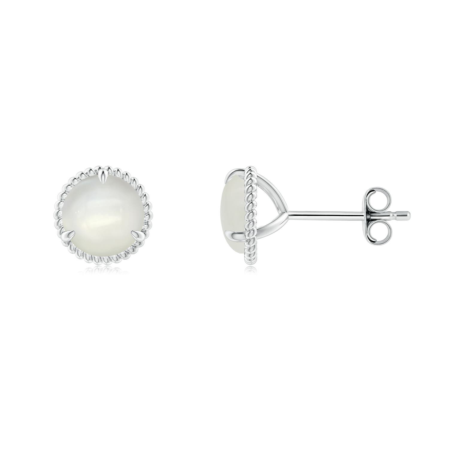 Image Representation of the Silver Moonstone Earrings