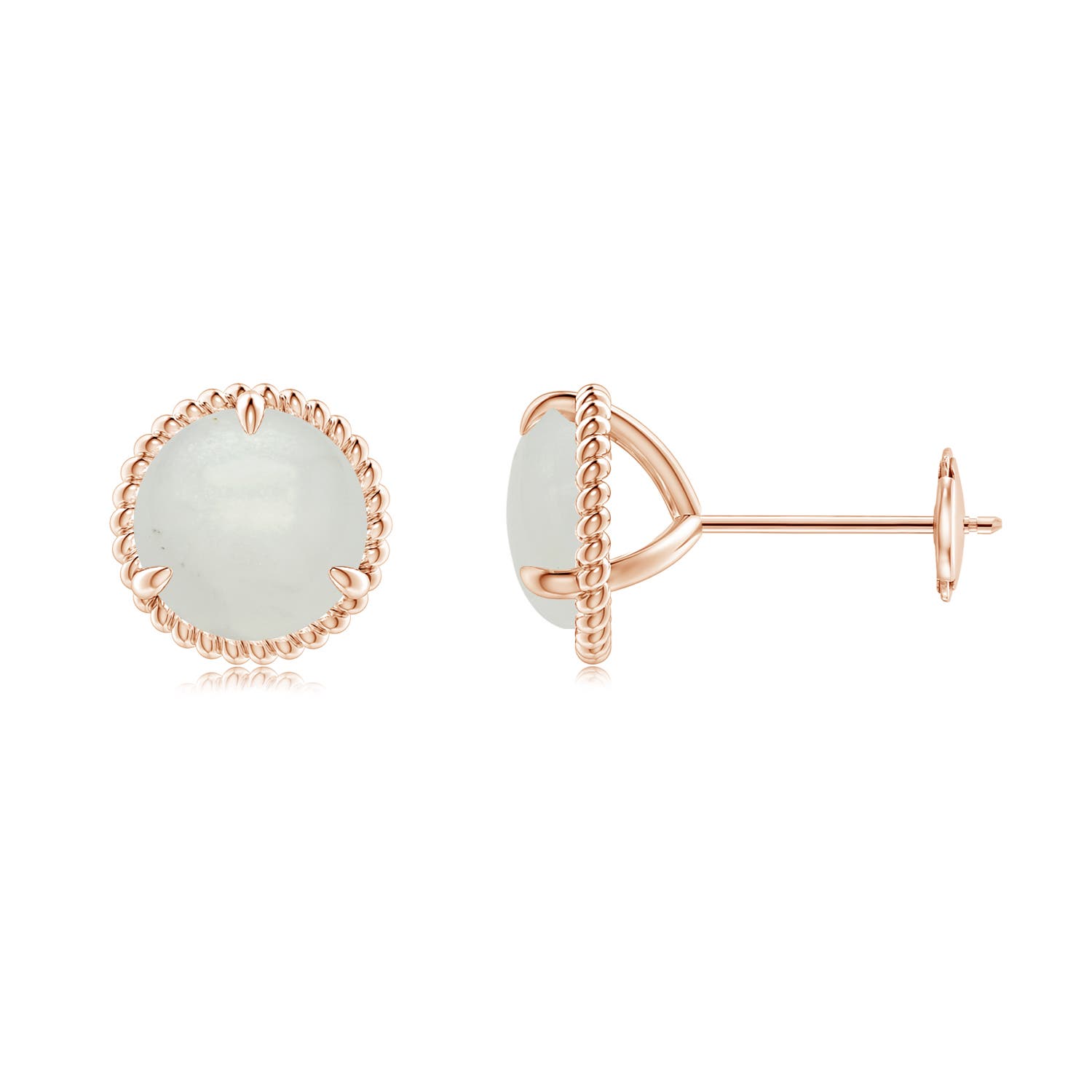 A - Moonstone / 2.5 CT / 14 KT Rose Gold