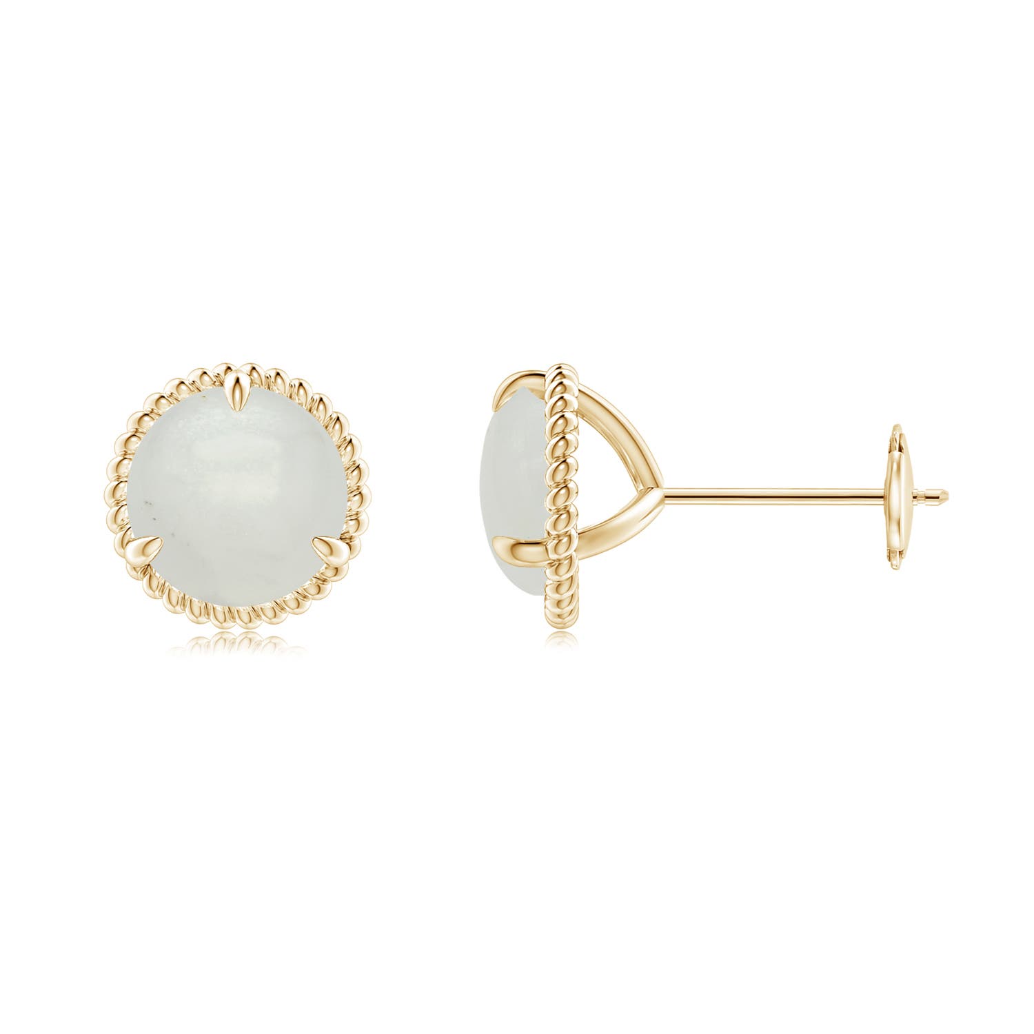 A - Moonstone / 2.5 CT / 14 KT Yellow Gold