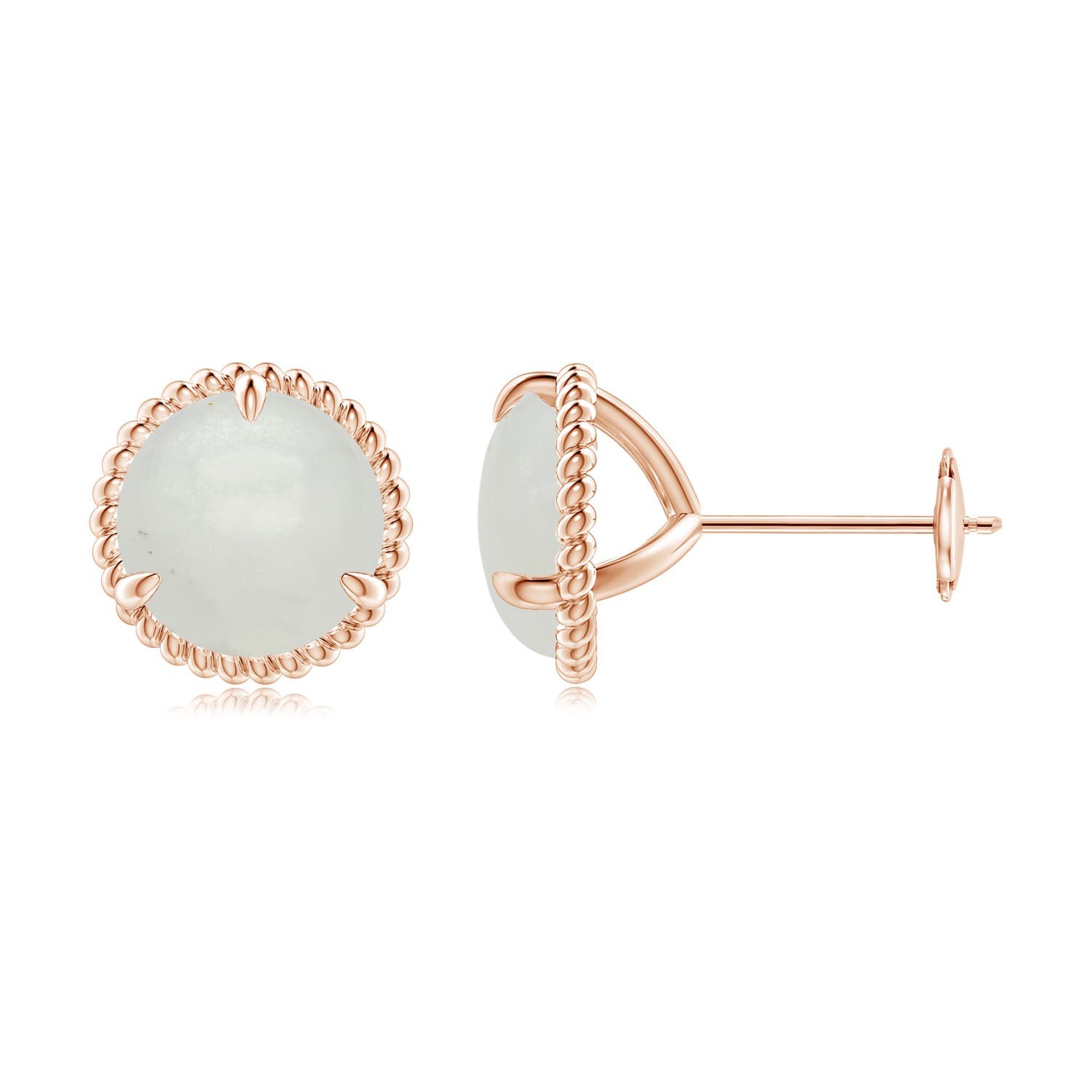 A - Moonstone / 3.8 CT / 14 KT Rose Gold