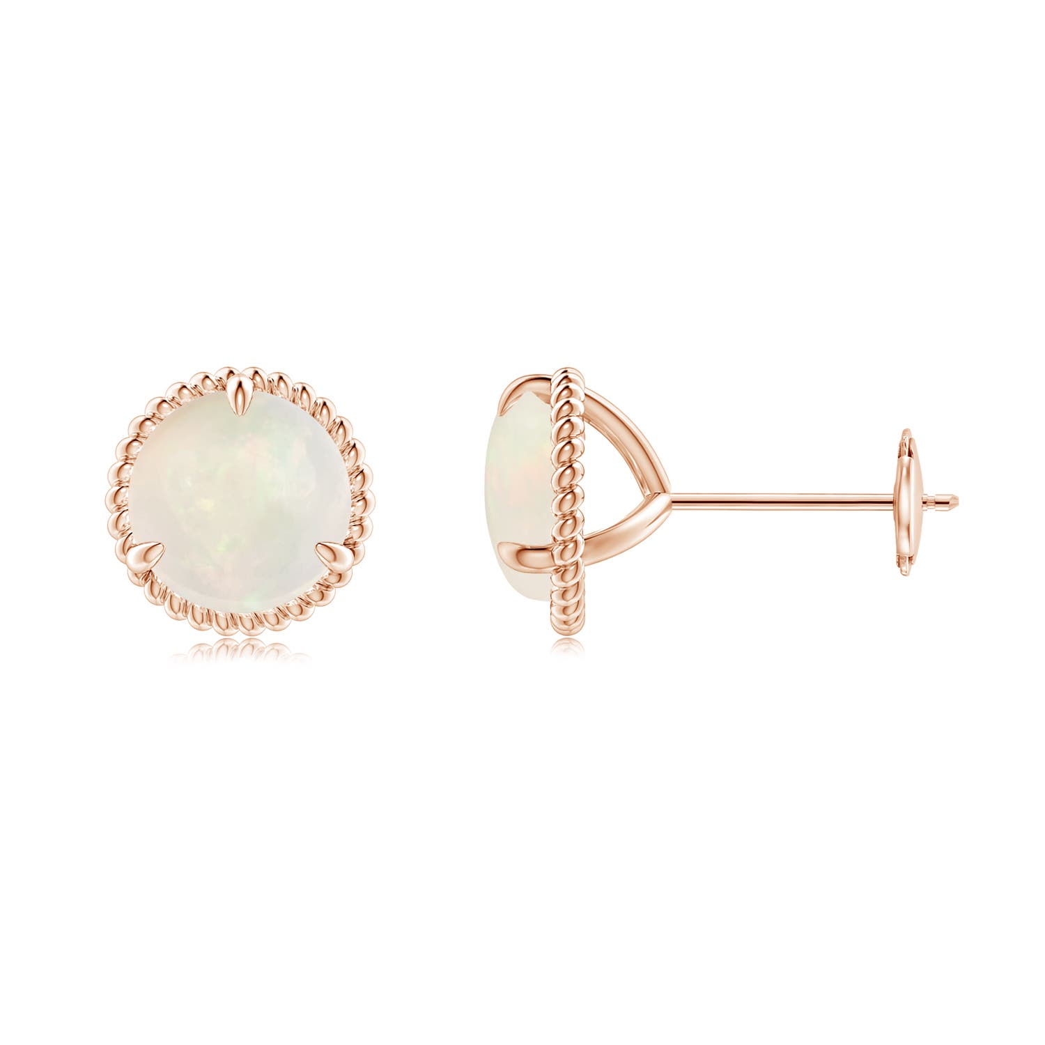 A - Opal / 1.5 CT / 14 KT Rose Gold