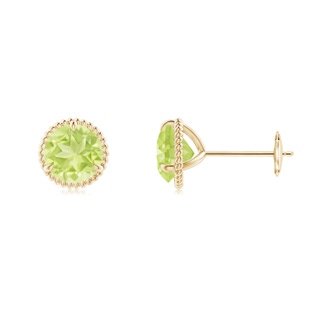 Round A Peridot