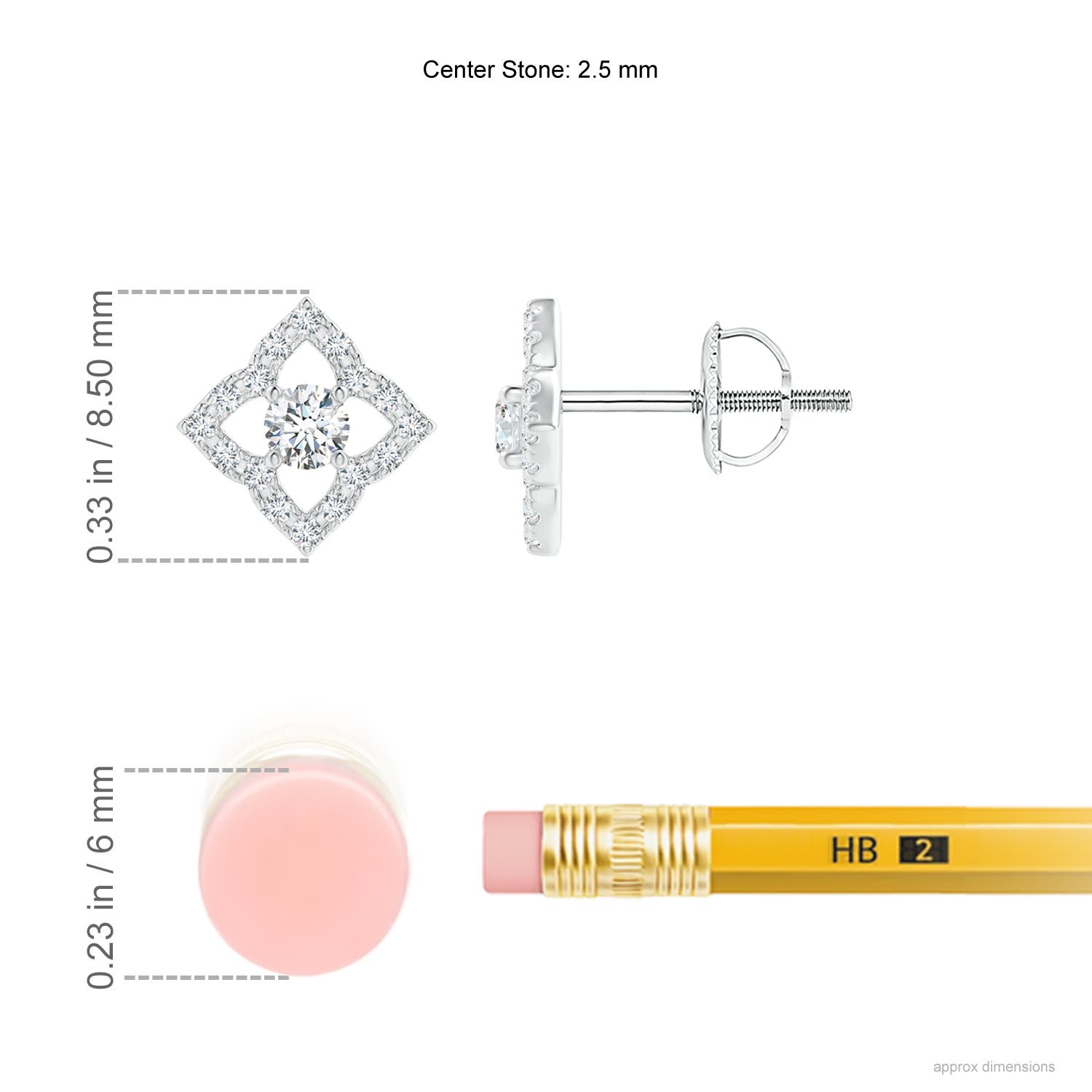 G, VS2 / 0.27 CT / 14 KT White Gold