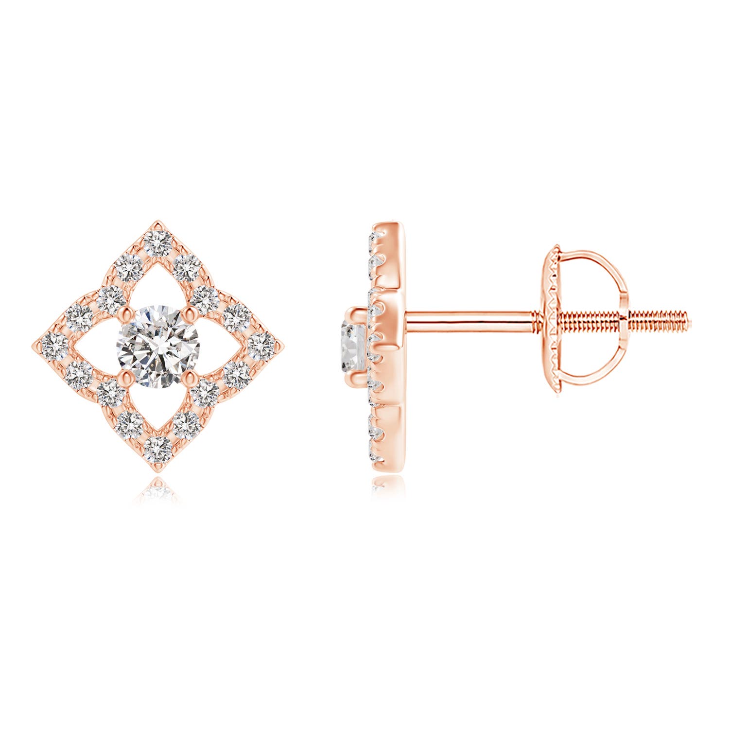 I-J, I1-I2 / 0.27 CT / 14 KT Rose Gold