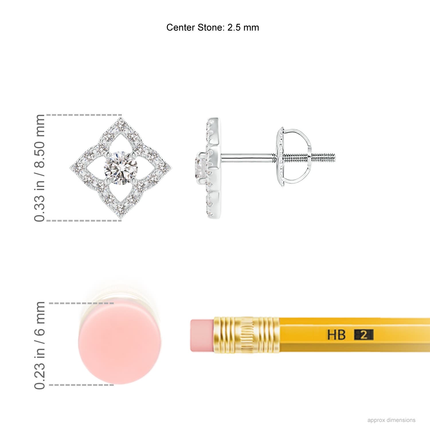 I-J, I1-I2 / 0.27 CT / 14 KT White Gold