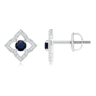 Round A Blue Sapphire