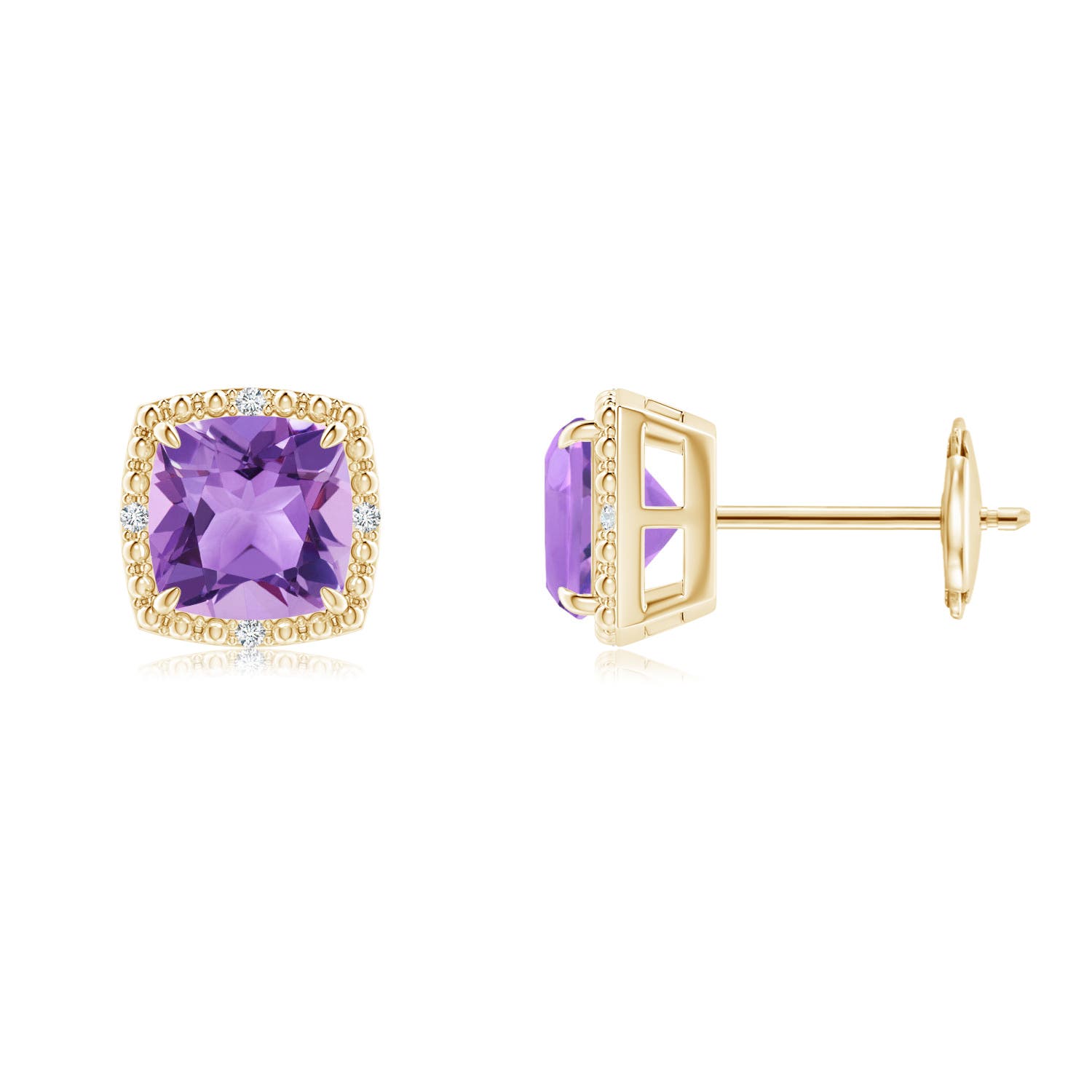 A - Amethyst / 1.62 CT / 14 KT Yellow Gold