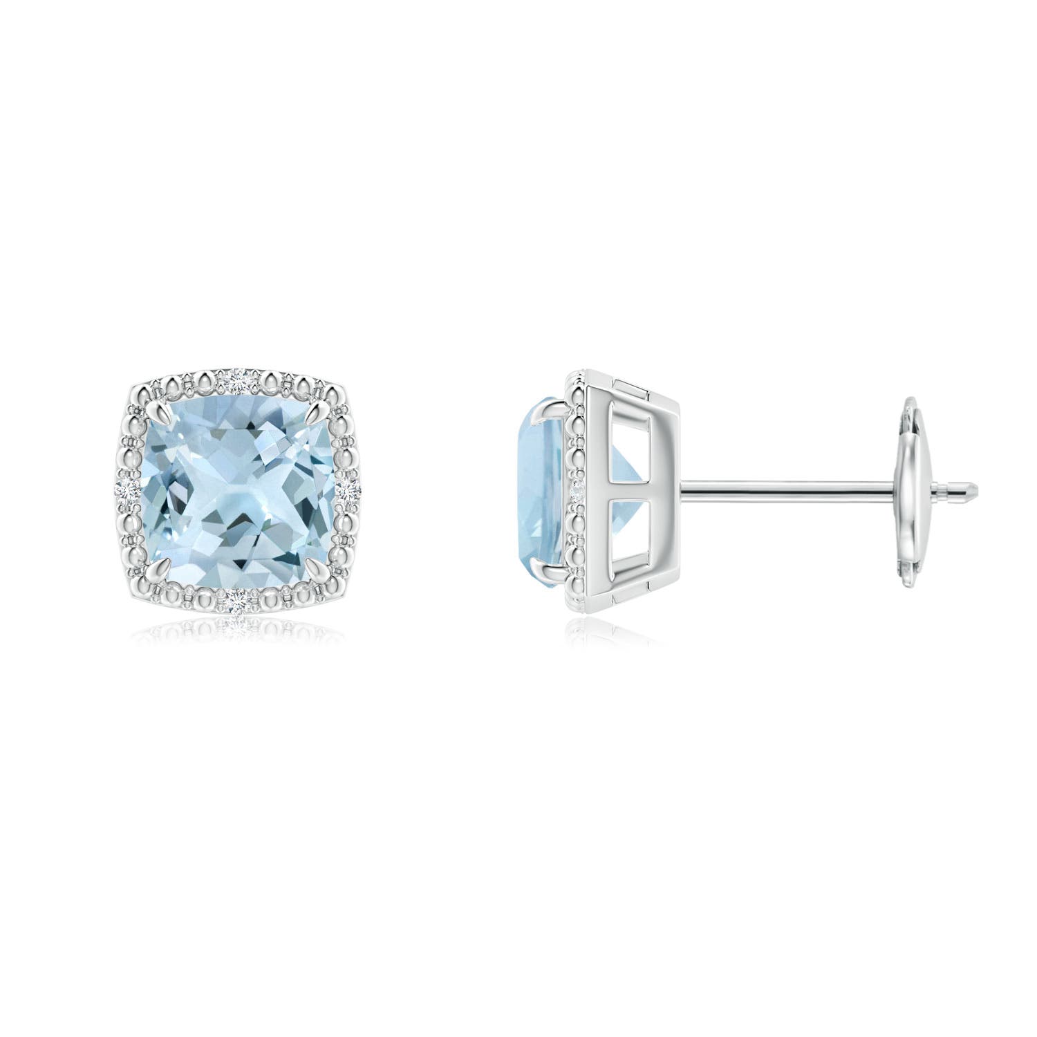 AA - Aquamarine / 1.78 CT / 14 KT White Gold