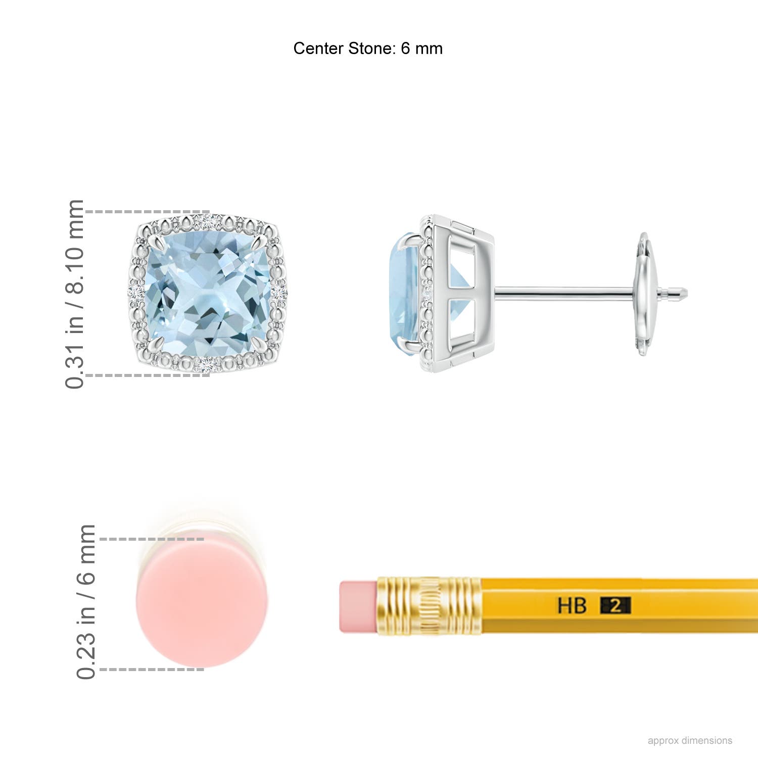 AA - Aquamarine / 1.78 CT / 14 KT White Gold