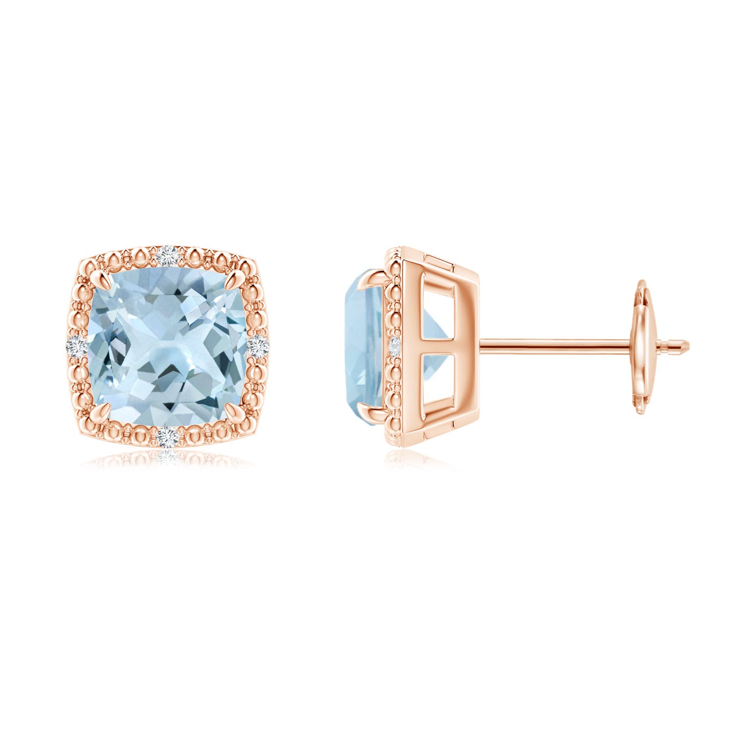 AA - Aquamarine / 2.85 CT / 14 KT Rose Gold