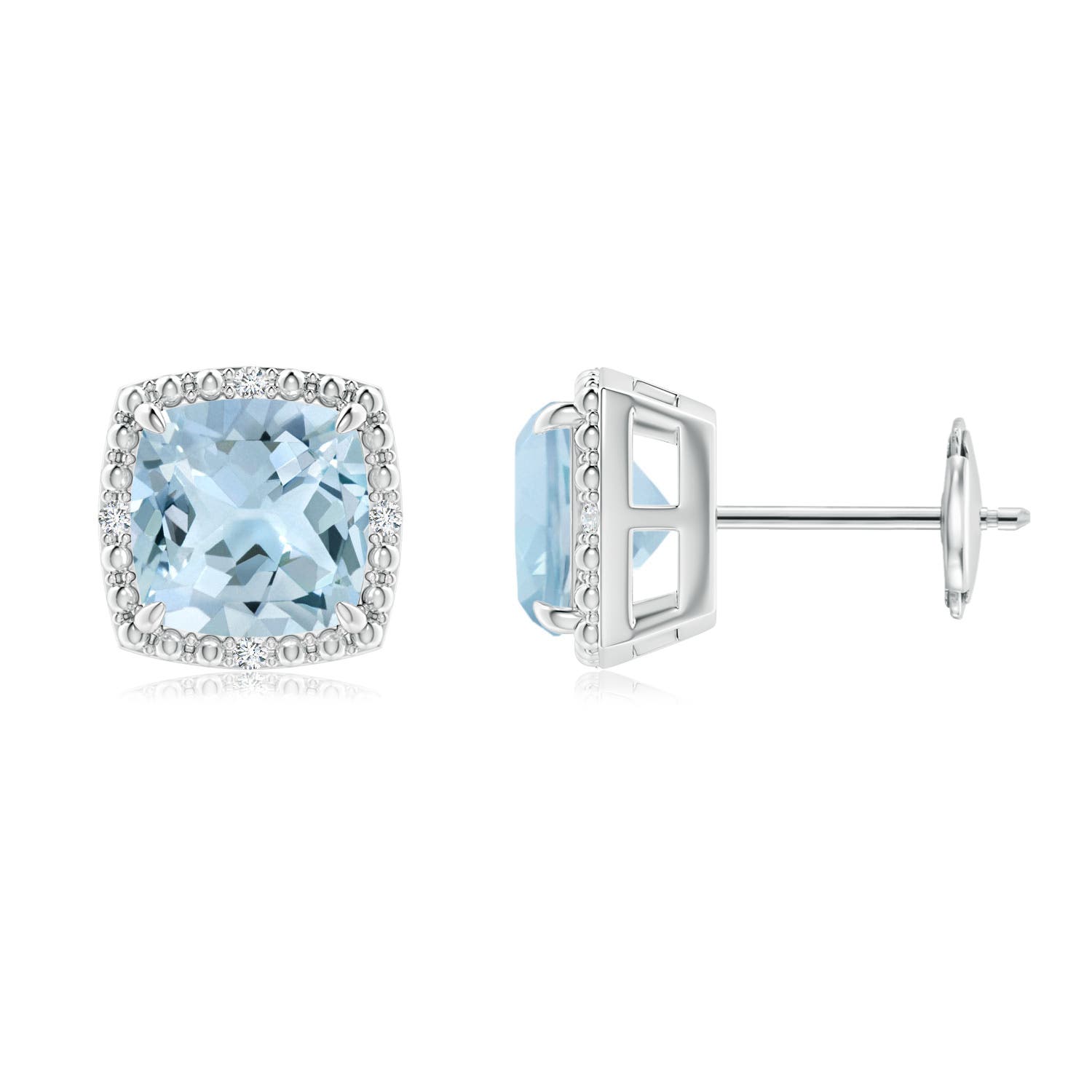 AA - Aquamarine / 2.85 CT / 14 KT White Gold