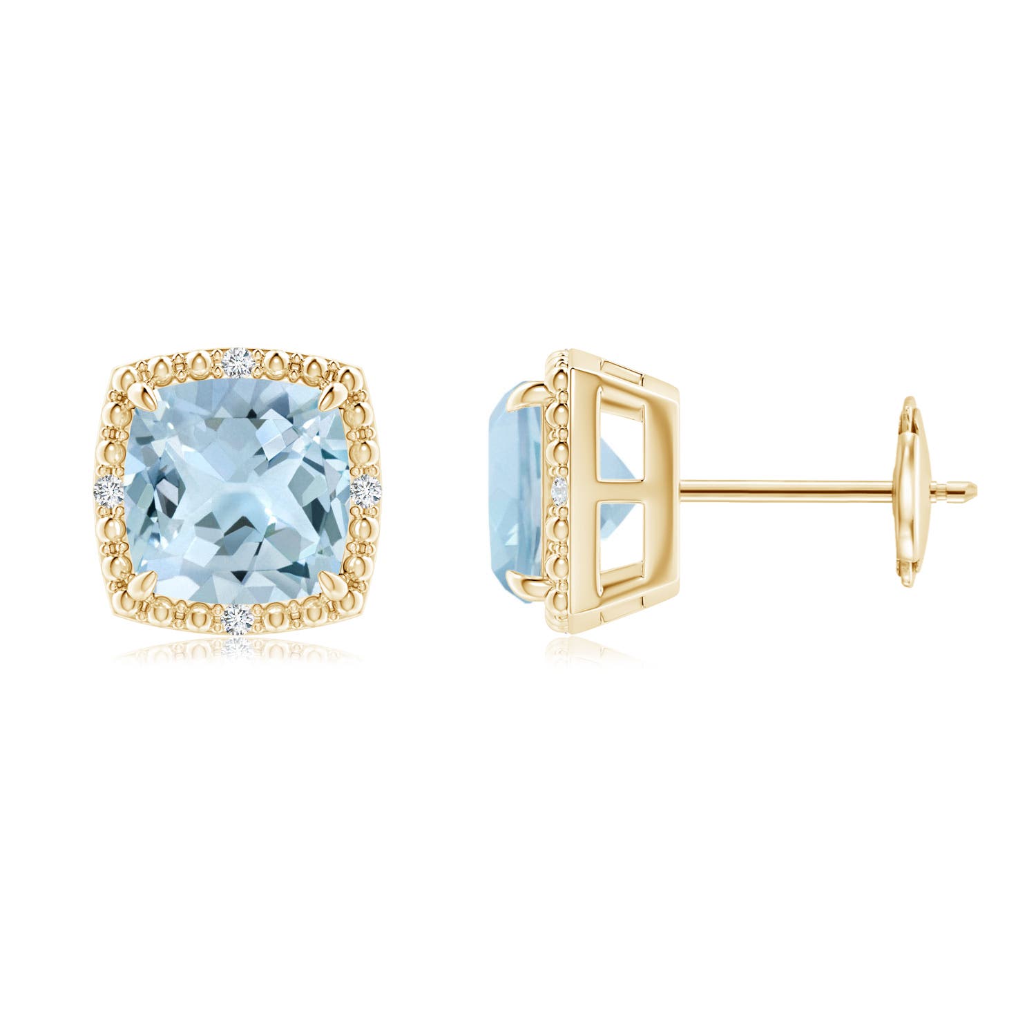 AA - Aquamarine / 2.85 CT / 14 KT Yellow Gold