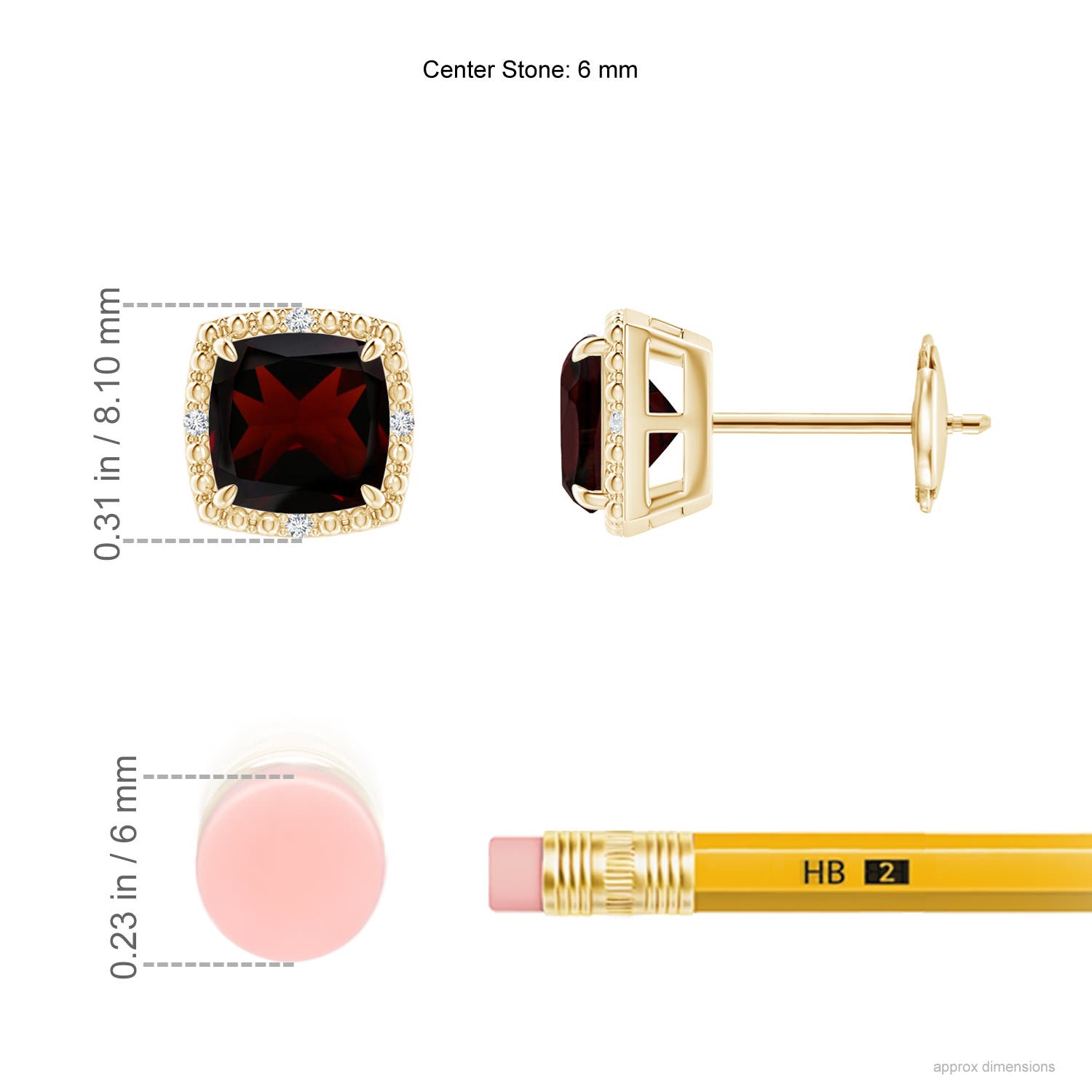 A - Garnet / 2.52 CT / 14 KT Yellow Gold