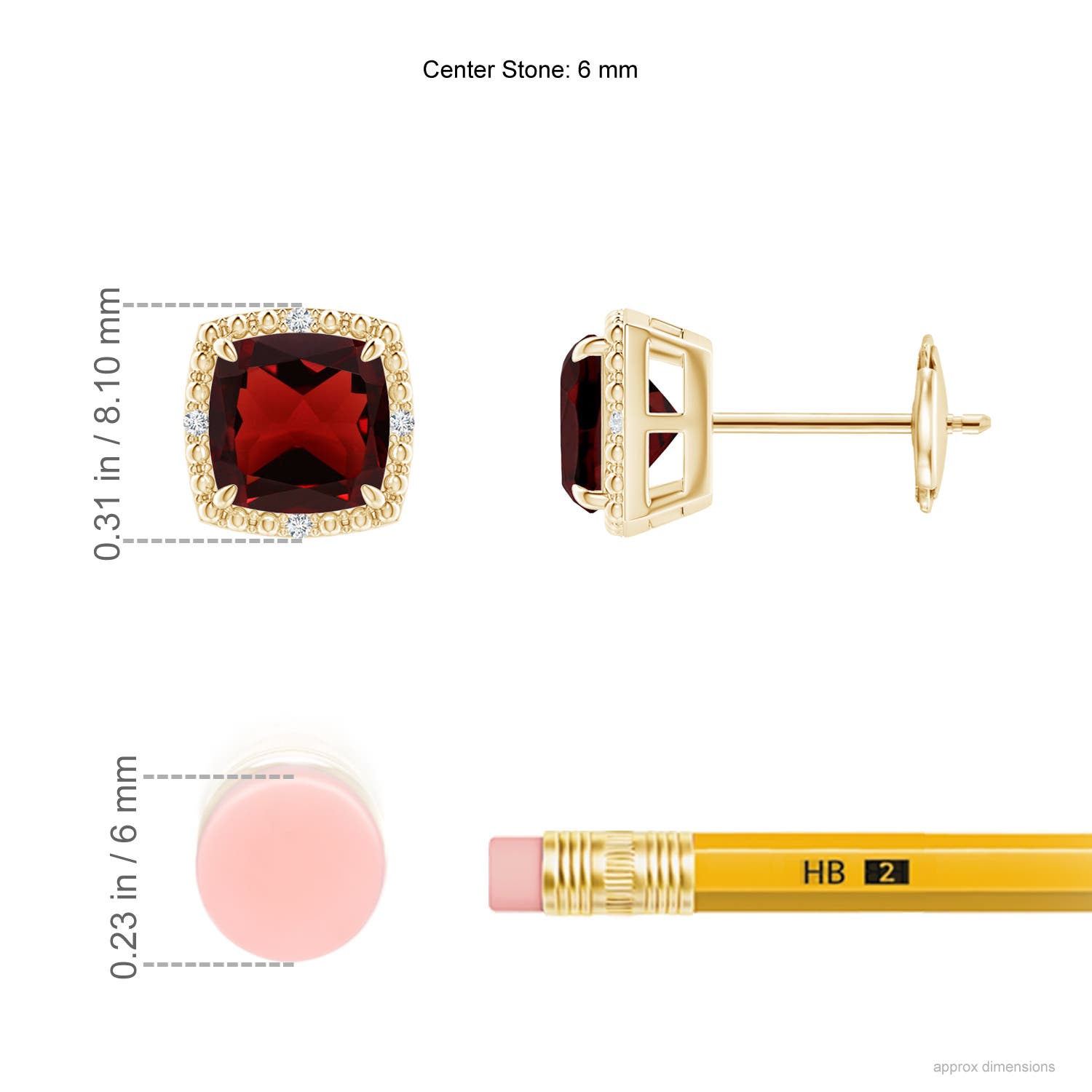 AAA - Garnet / 2.52 CT / 14 KT Yellow Gold